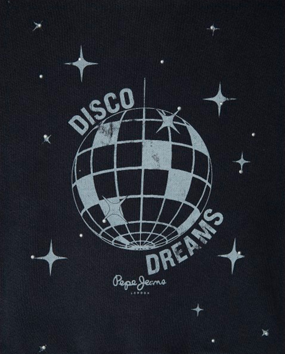 Sweatshirt com Capuz Ava Preto-4