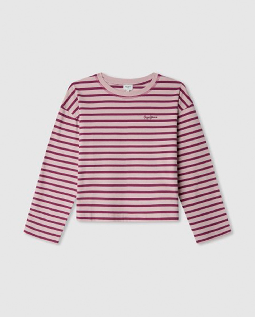 Camisola de Manga Comprida Adrianne Rosa-1