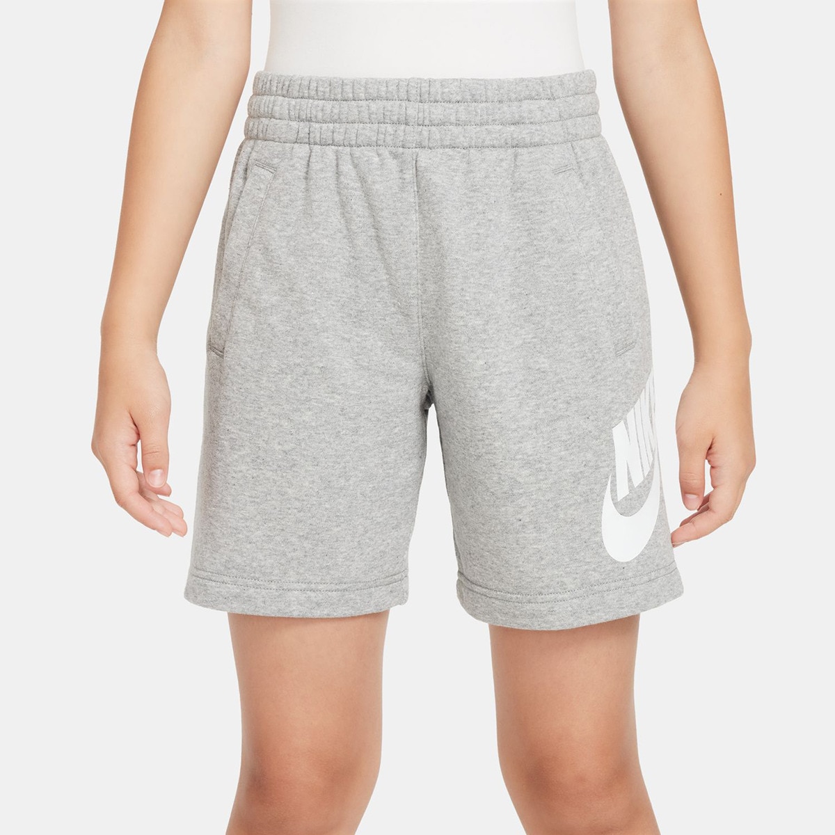 Calções de Criança Sportswear Club Fleece Cinzento-5