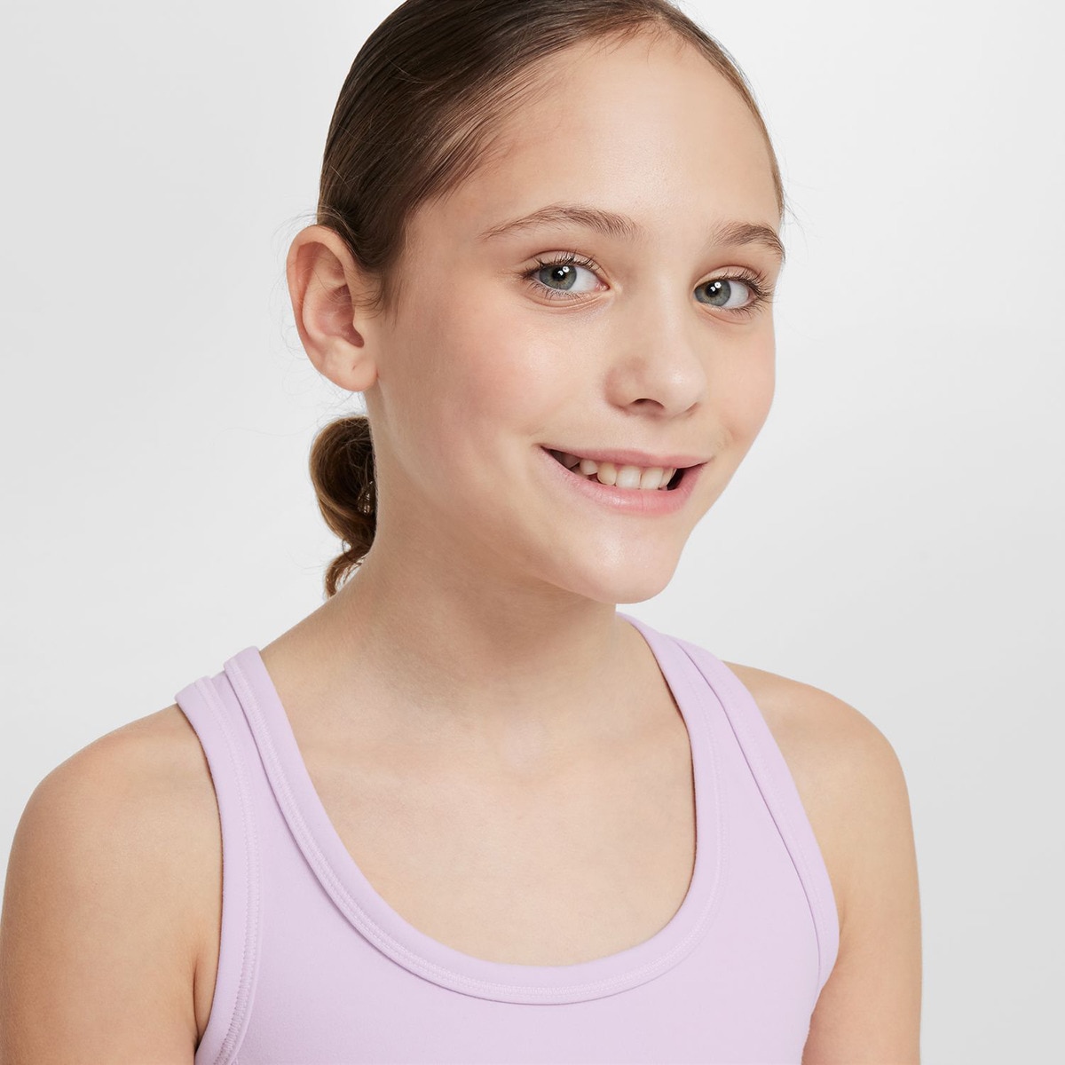 T-shirt de Menina One Fitted Violeta-3