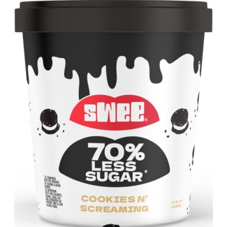 Gelado Vegetal Cookies N' Screaming embalagem 450 ml - Swee