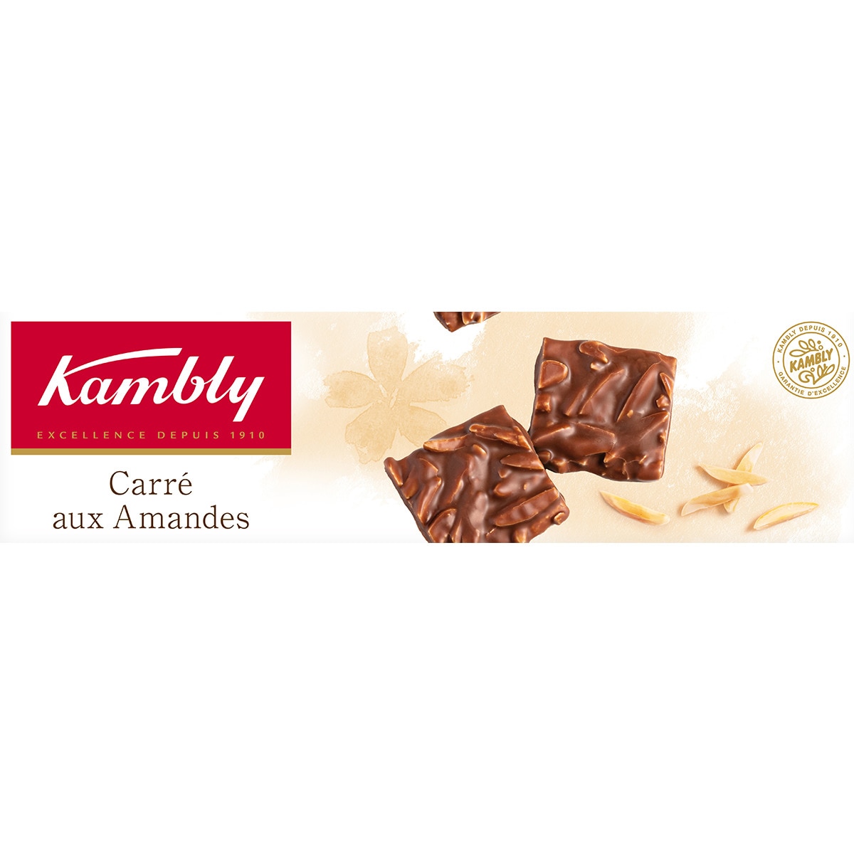Bolachas Carré aux Amandes embalagem 80 g