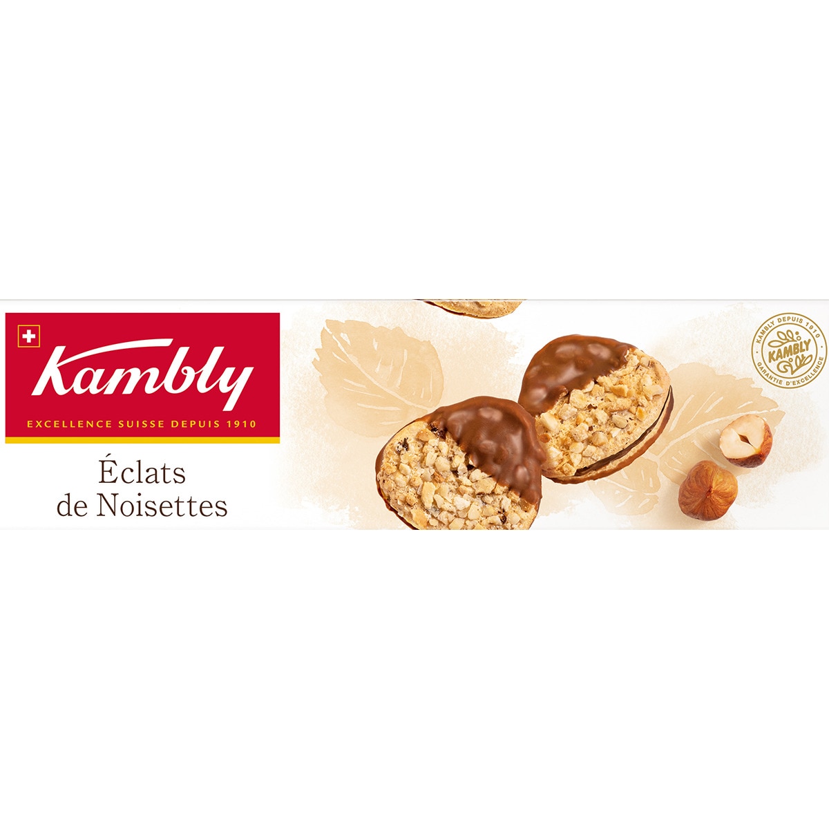 Bolachas Eclats Noisette embalagem 100 g