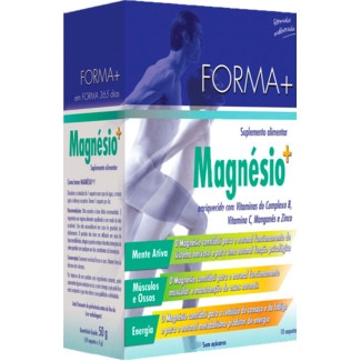 Magnésio Solúvel 10 Saquetas embalagem 50 g - Forma +