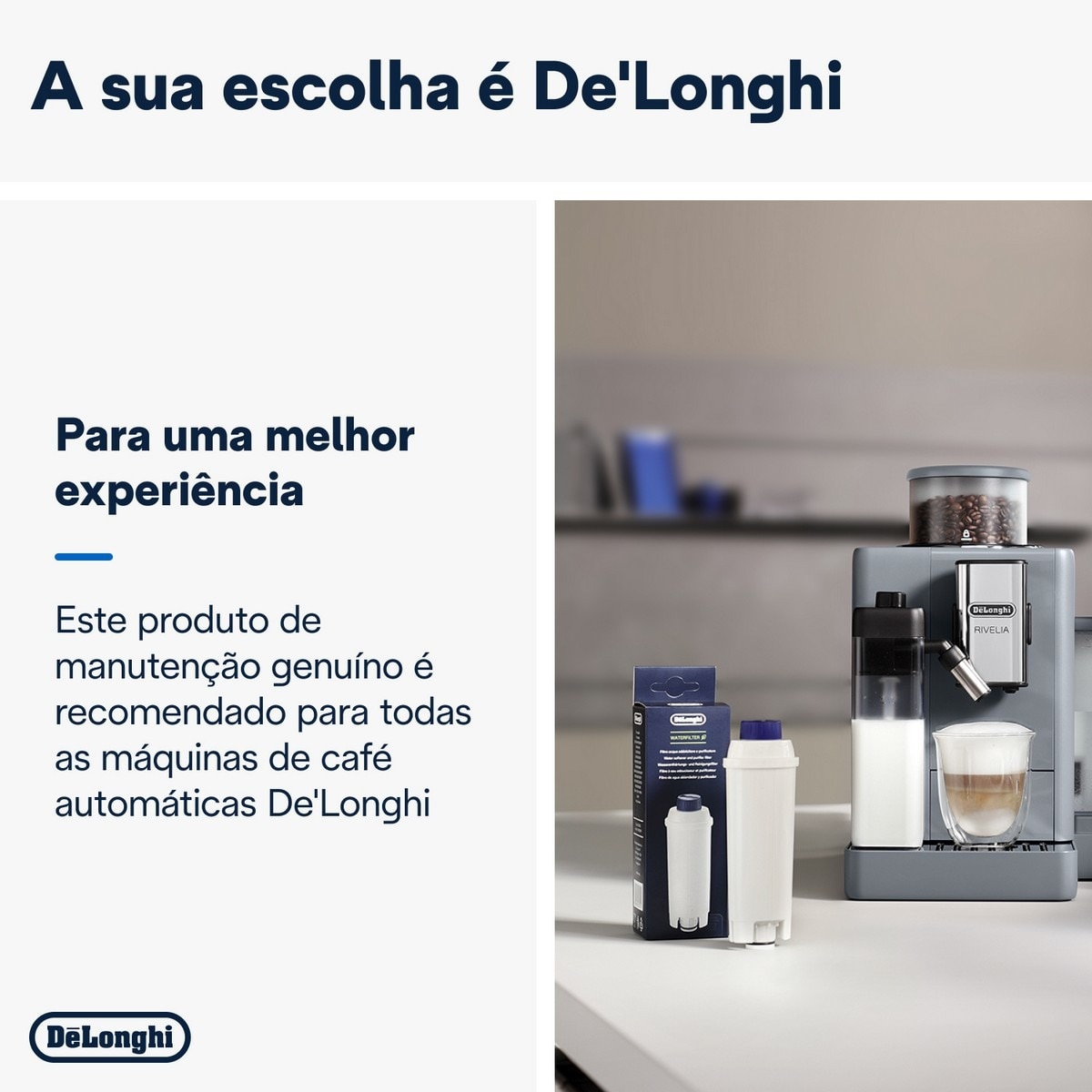 Acessório Filtro de Água e Descalcificante De'Longhi DLSC002 para Máquinas Espresso 6