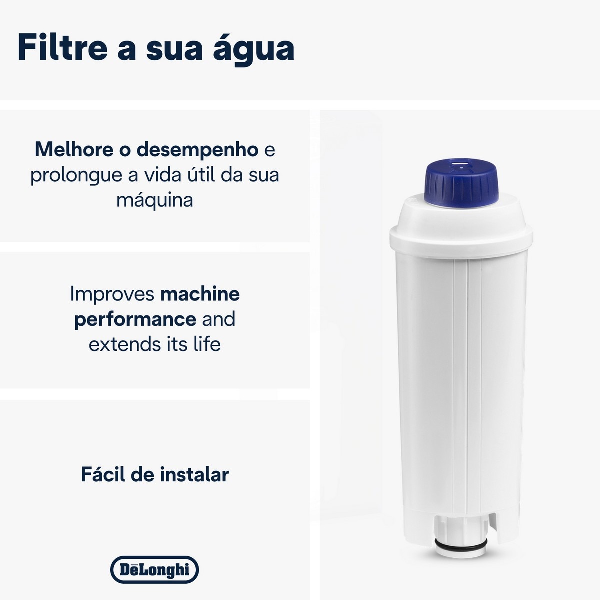 Acessório Filtro de Água e Descalcificante De'Longhi DLSC002 para Máquinas Espresso 2
