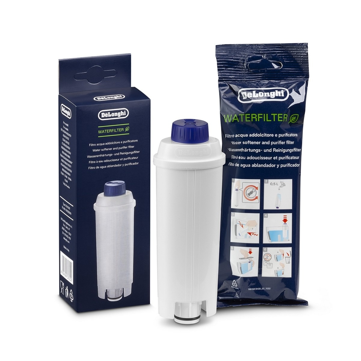 Acessório Filtro de Água e Descalcificante De'Longhi DLSC002 para Máquinas Espresso 1
