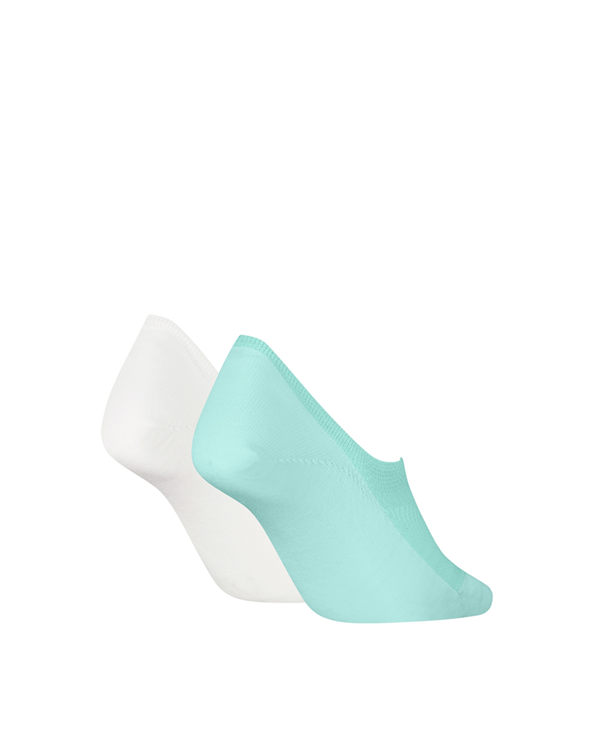 Meias Invisíveis - Conforto e Durabilidade (Pack de 2 Pares) Turquesa-2