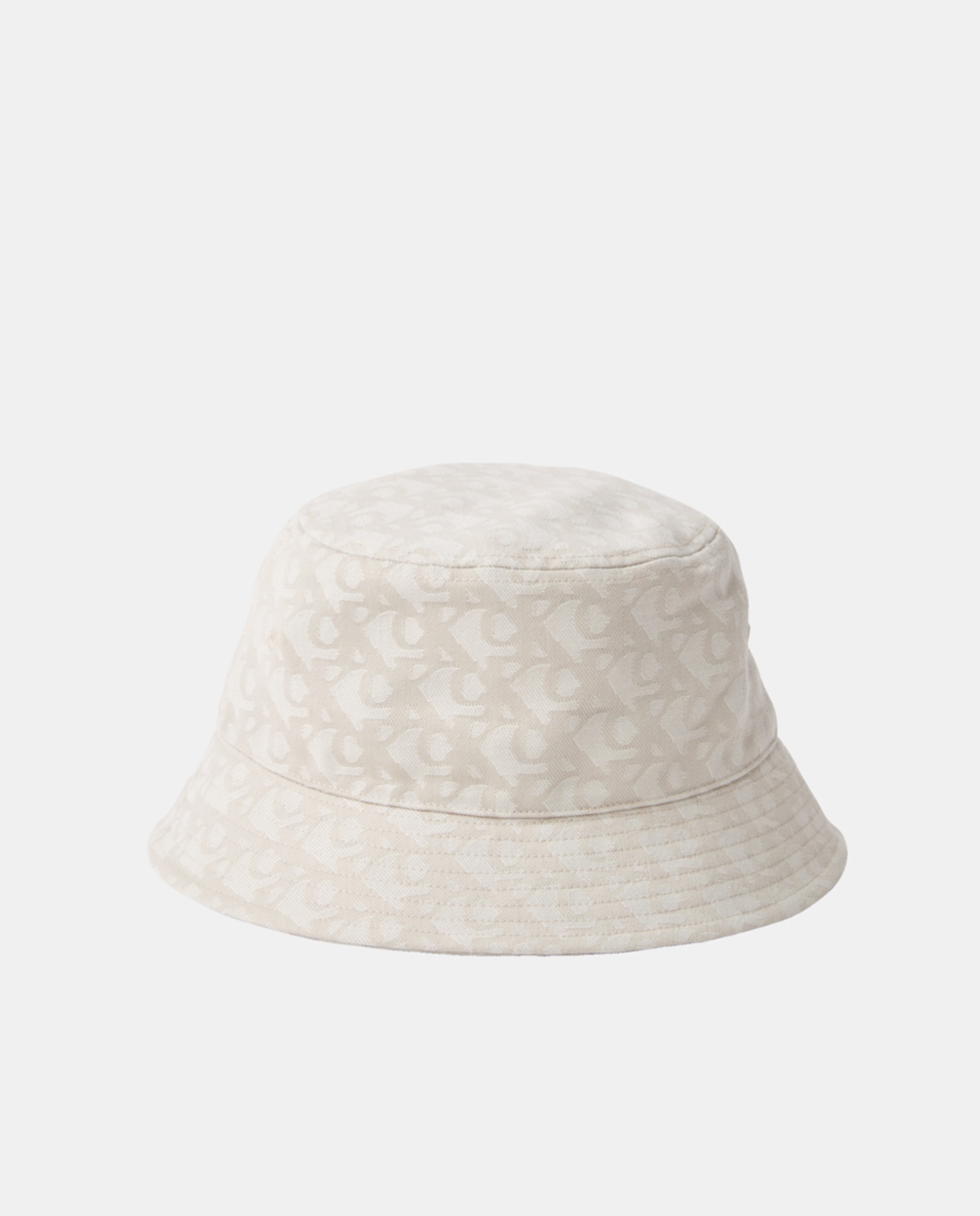 Gorro com Monograma Bege-1