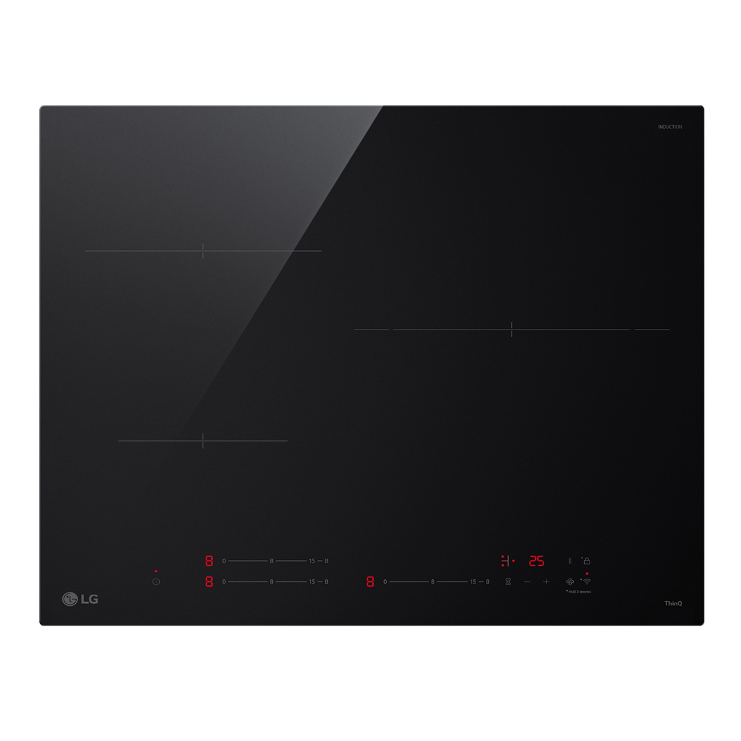 Imagen 0 de Placa de inducción LG con zona grande 28cm - CI5Z2420BN