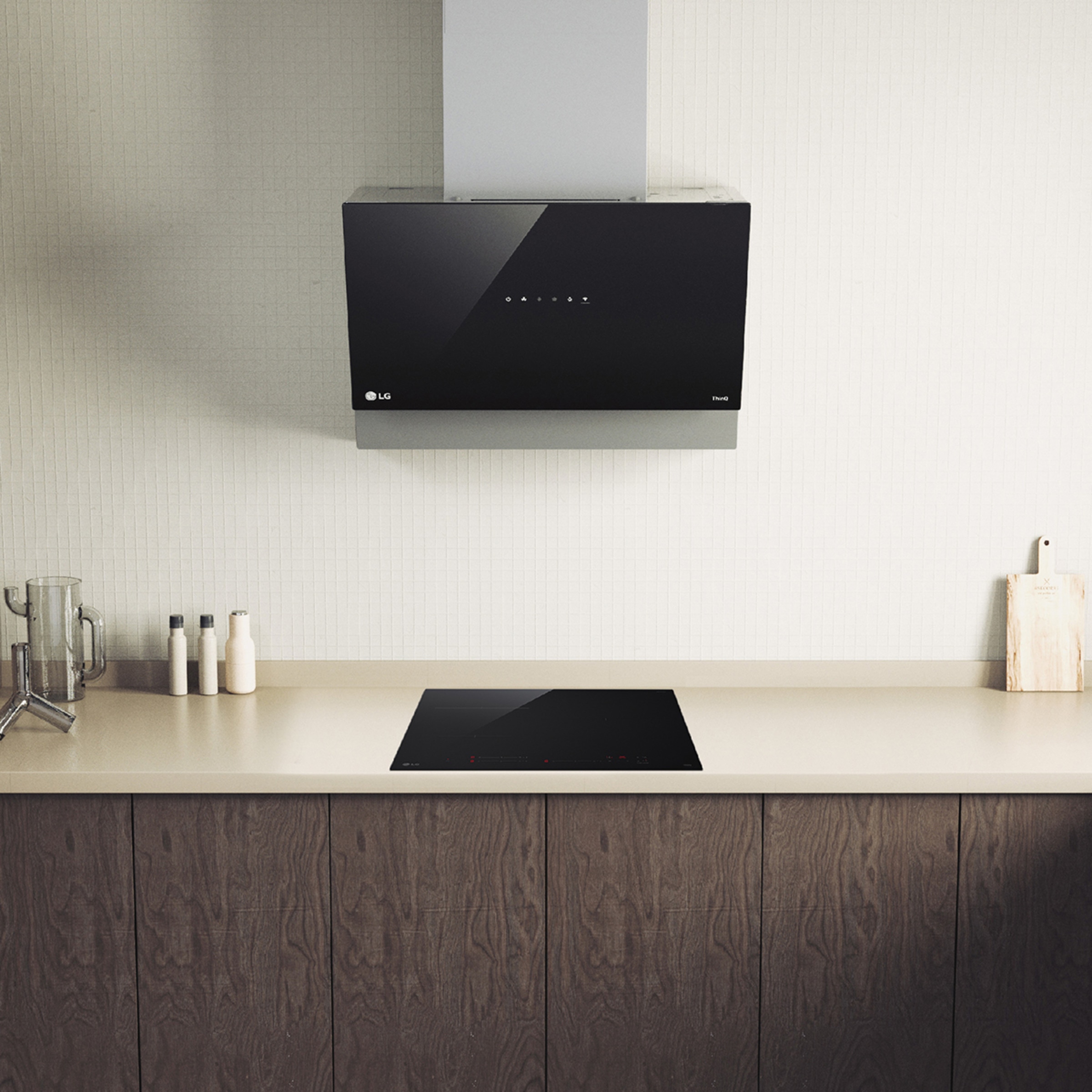 Placa de inducción LG con zona grande 28cm - CI5Z2420BN Cristal negro-10