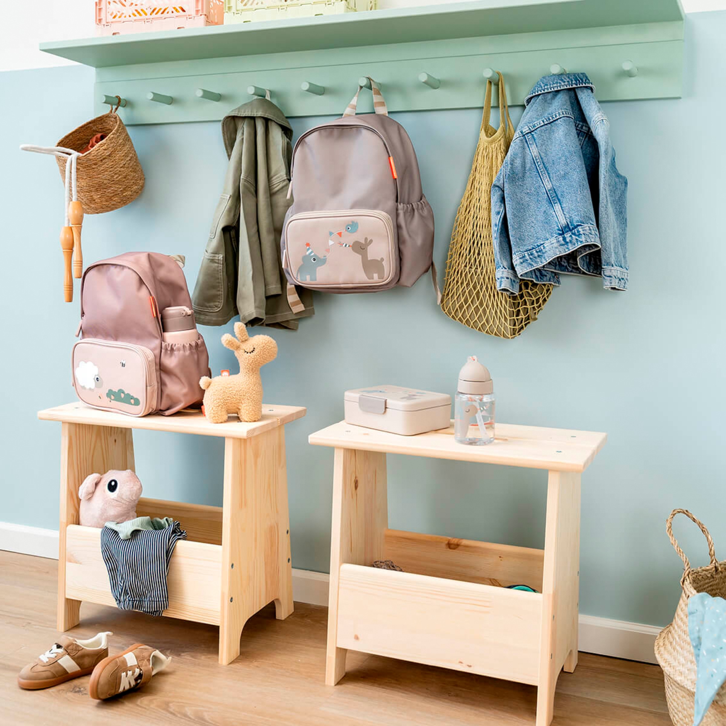 Botella con pajita Done by Deer tritan 280ml Arena-6