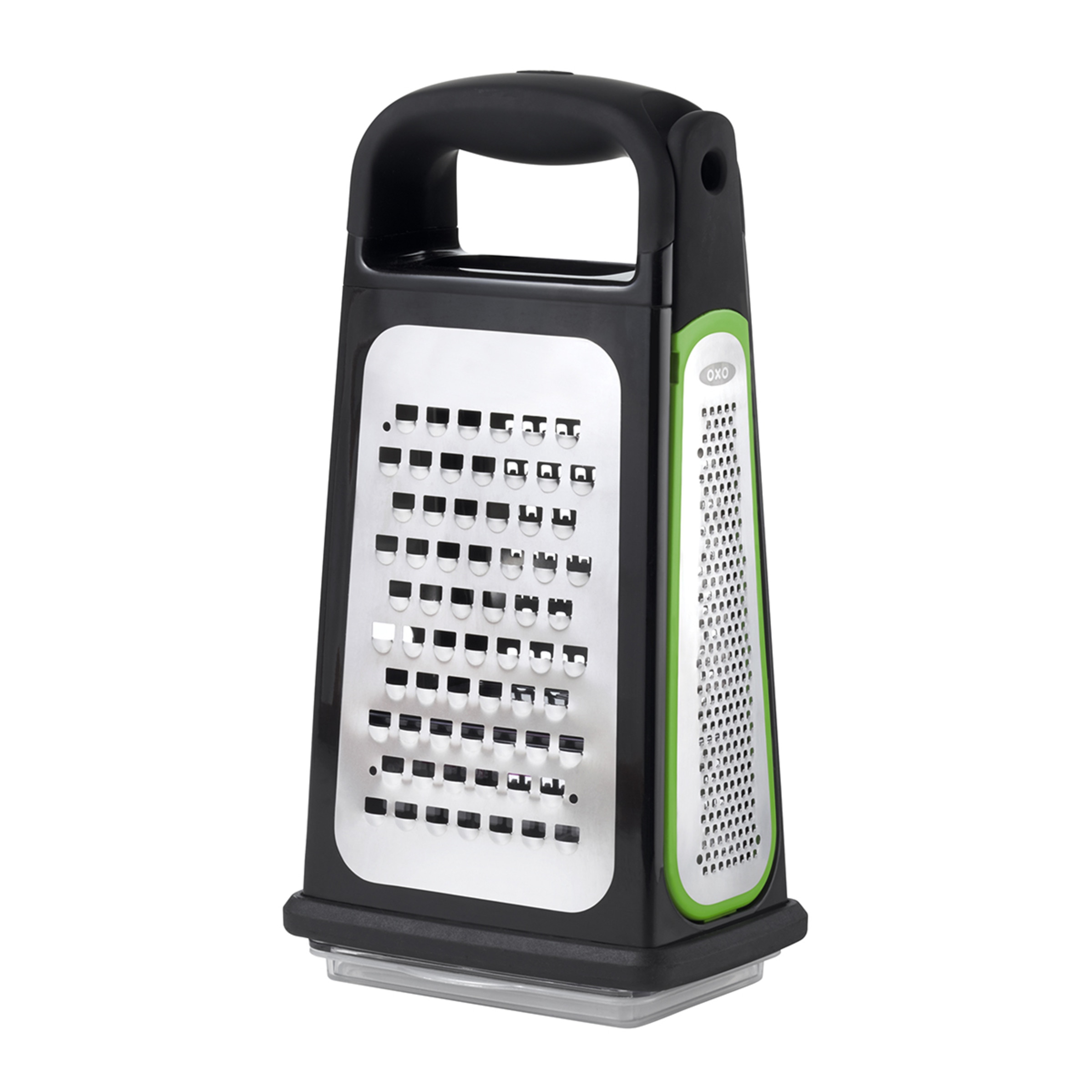 Rallador 3 caras con rallador zester incorporado Good Grips OXO Acero cepillado-20