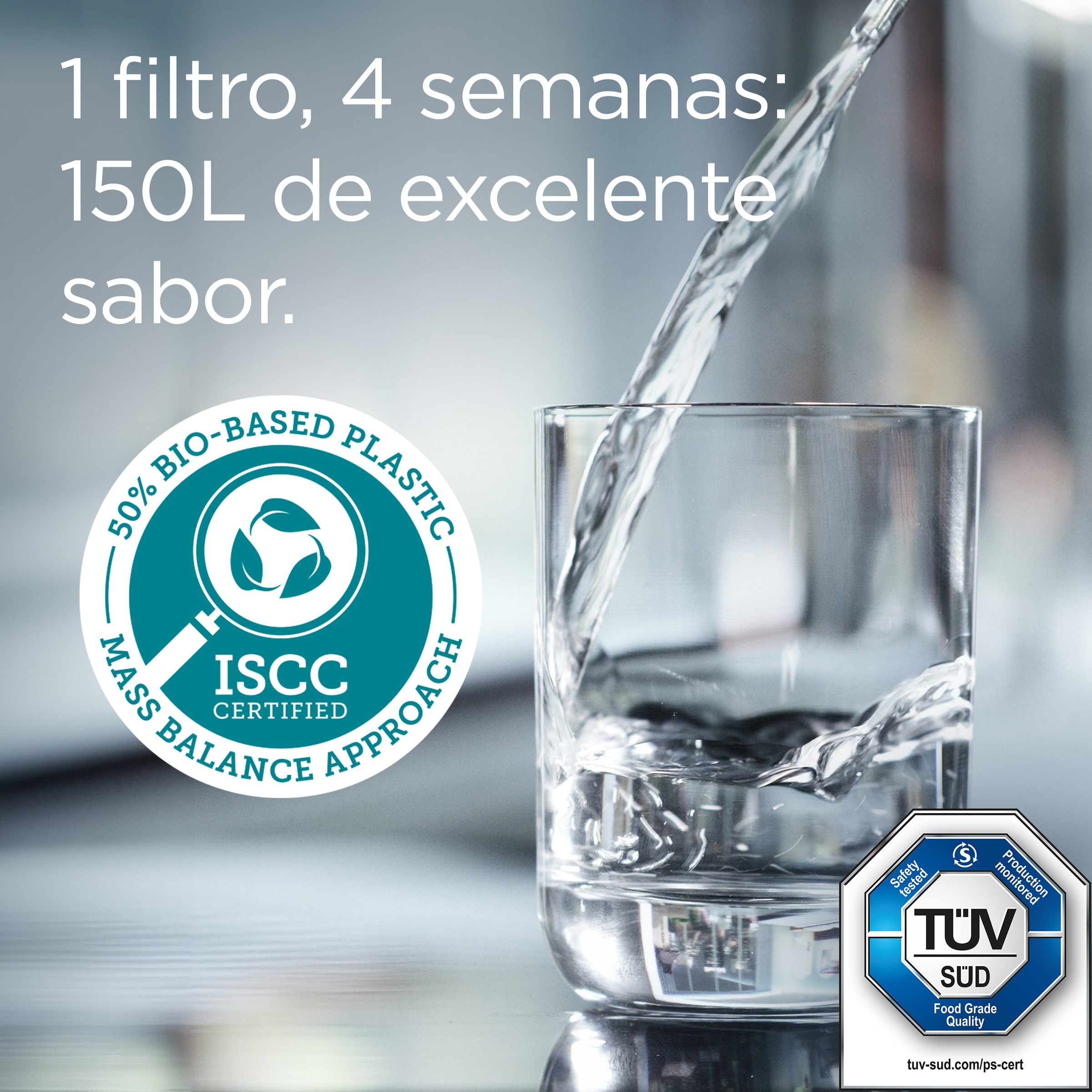 Pack 4 filtros de agua Maxtra Pro Pure Performance Brita Blanco-4