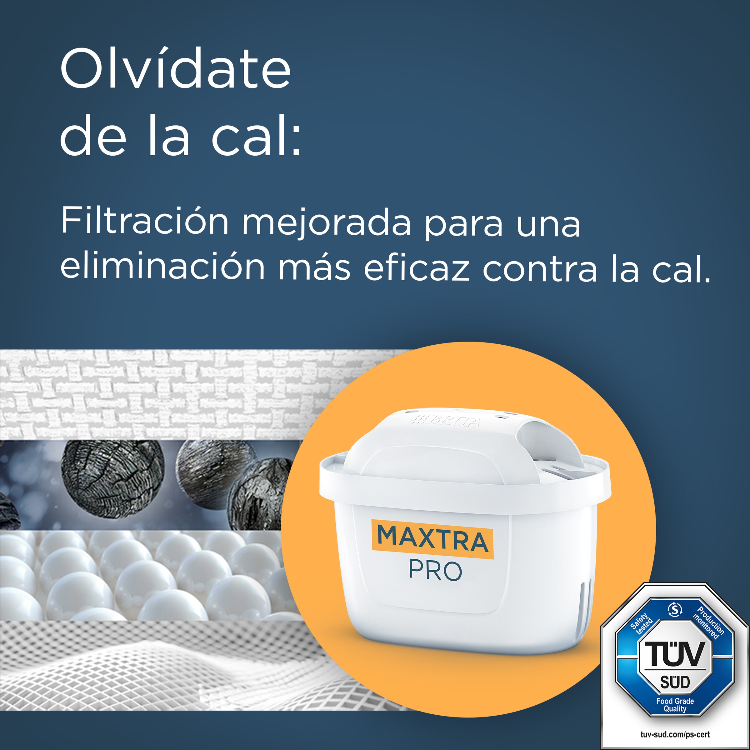 Pack 4 filtros de agua Experto en cal Maxtra Pro Brita Blanco-5