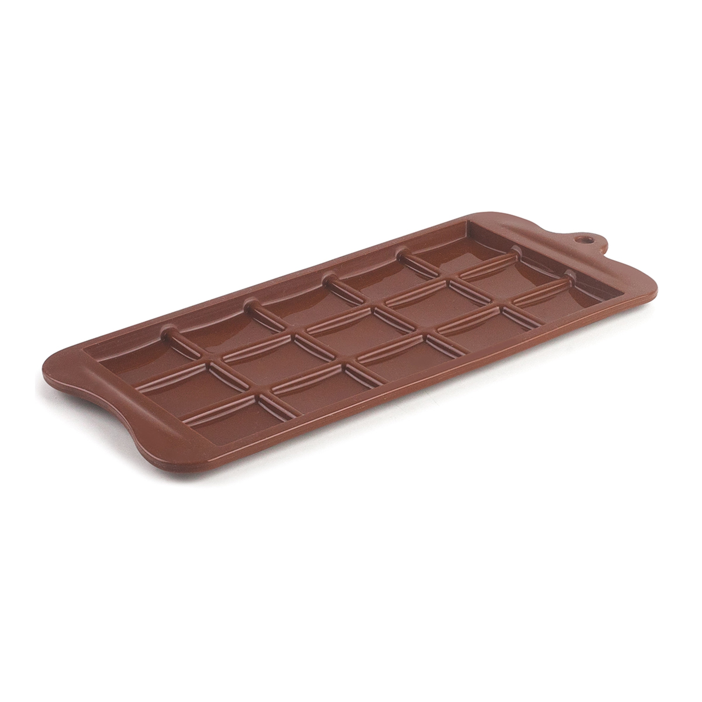Molde de silicona para tableta de chocolate Ibili Marrón-1