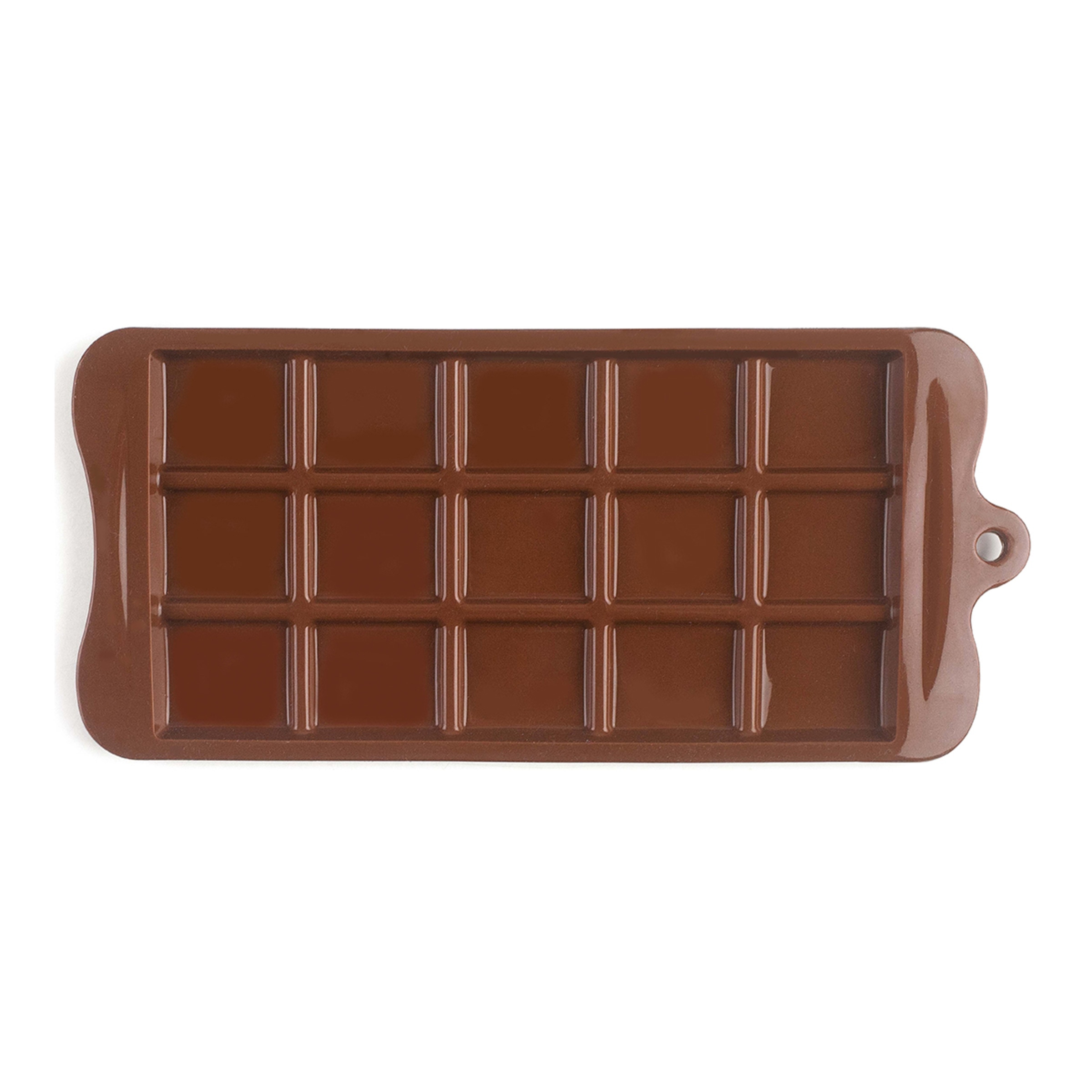 Molde de silicona para tableta de chocolate Ibili Marrón-2