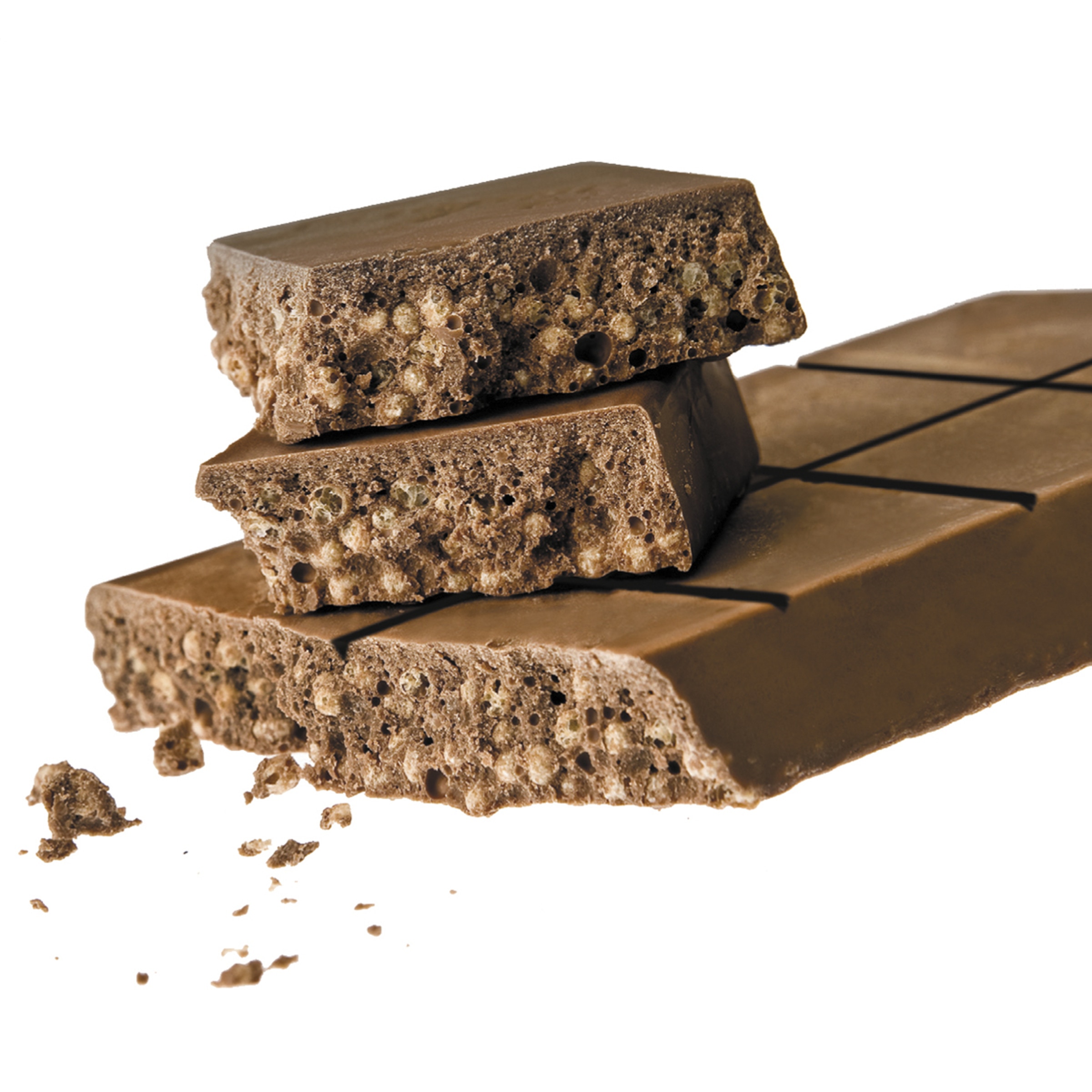 Molde de Silicone de Torrão de Chocolate Castanho-3