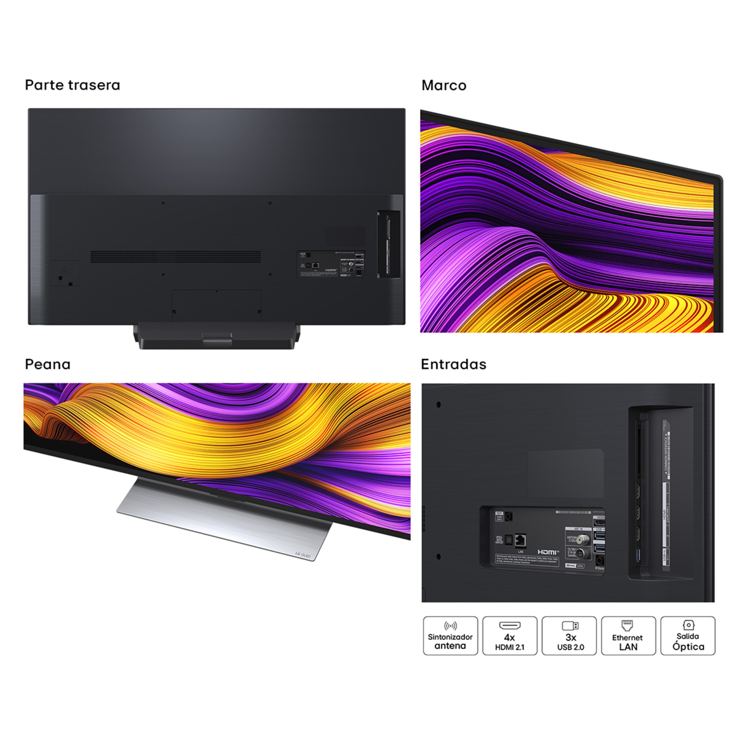TV OLED evo AI G5 121cm (48") LG OLED48G56LS, Smart TV 4K Negro-17