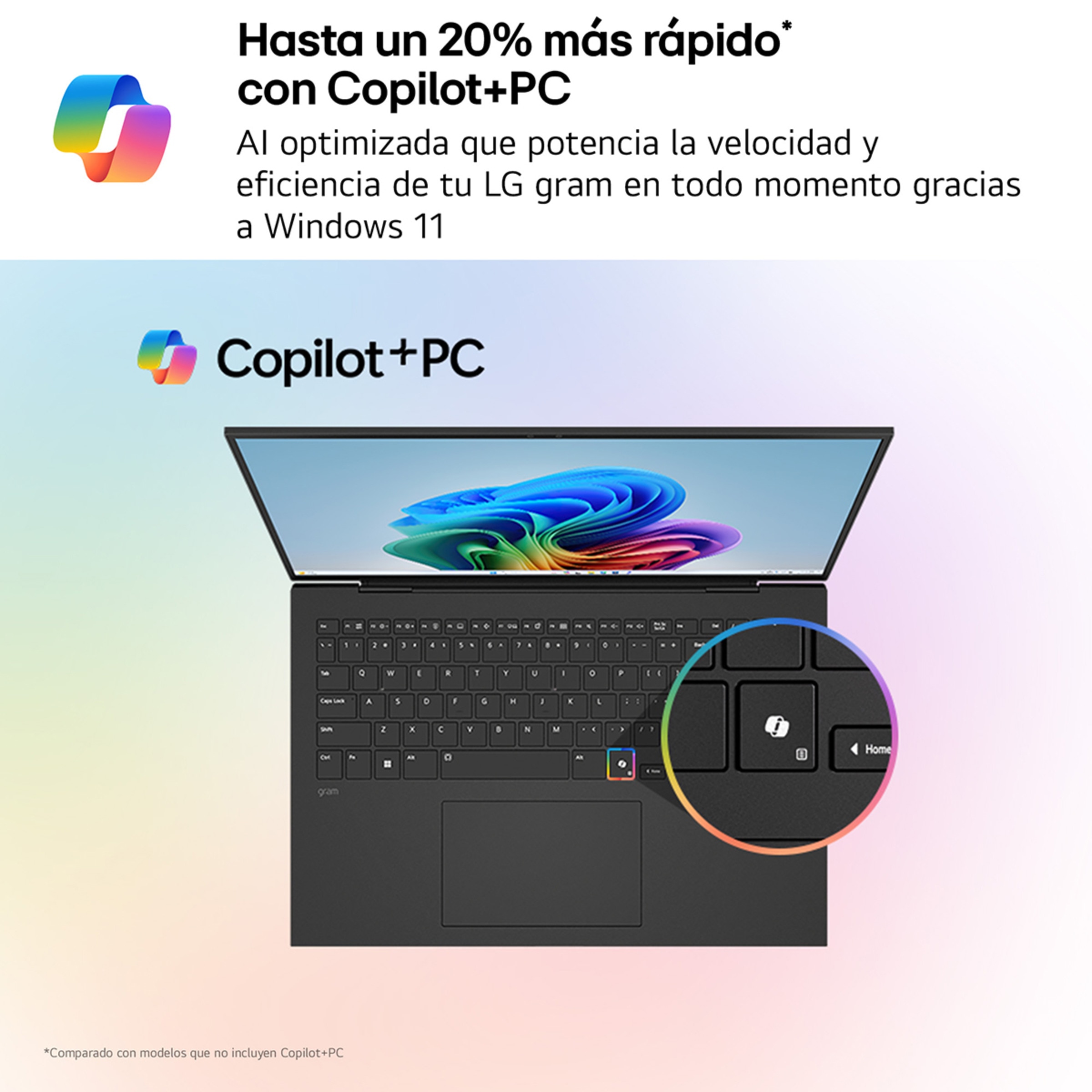 Portátil LG gram 16Z90TL, Intel Core Ultra 7-258V, 32GB, 1TB SSD, 16", W11 Negro-2