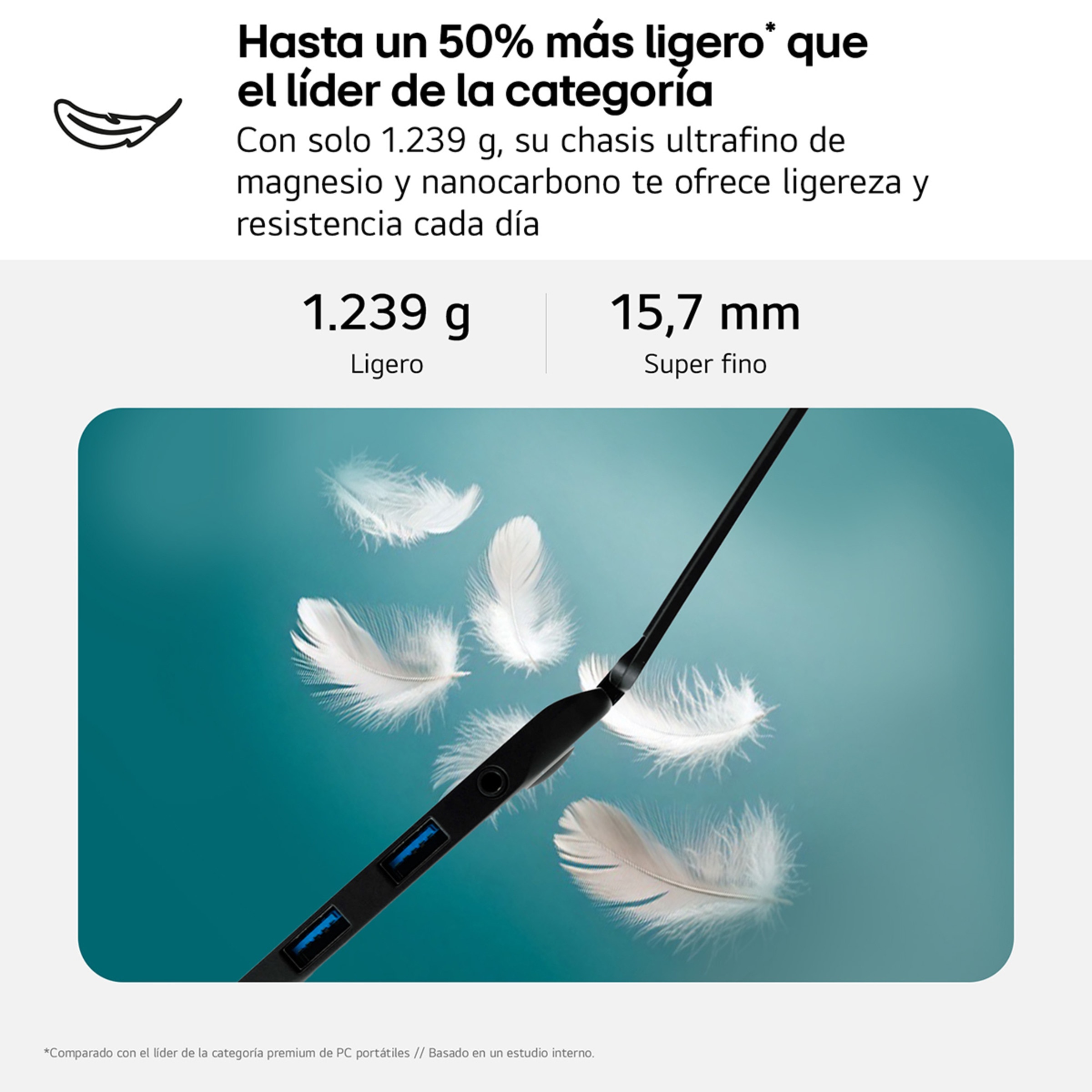 Portátil LG gram 16Z90TL, Intel Core Ultra 7-258V, 32GB, 1TB SSD, 16", W11 Negro-3