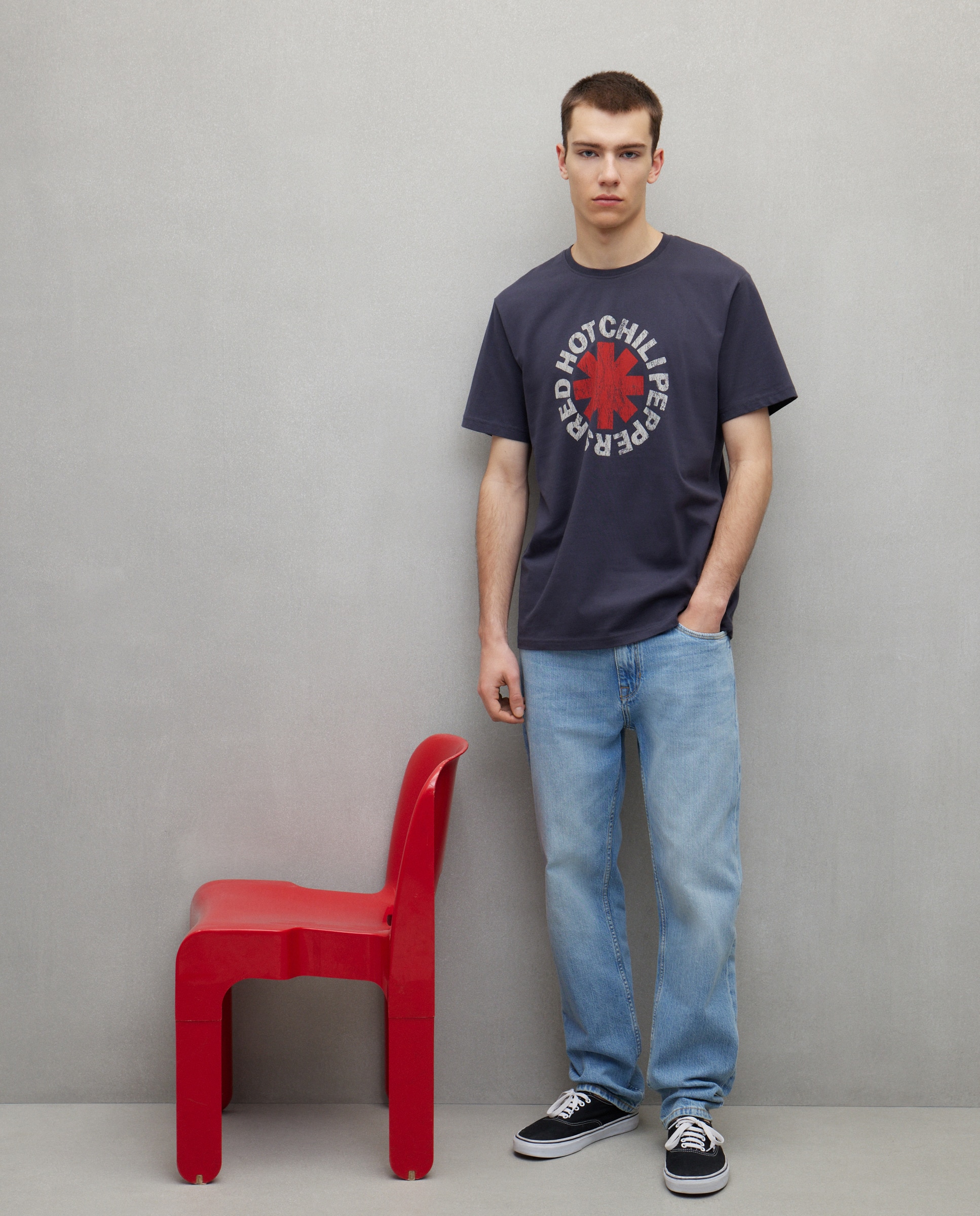 T-shirt Red Hot Chilly Peppers 830 Antracite-2