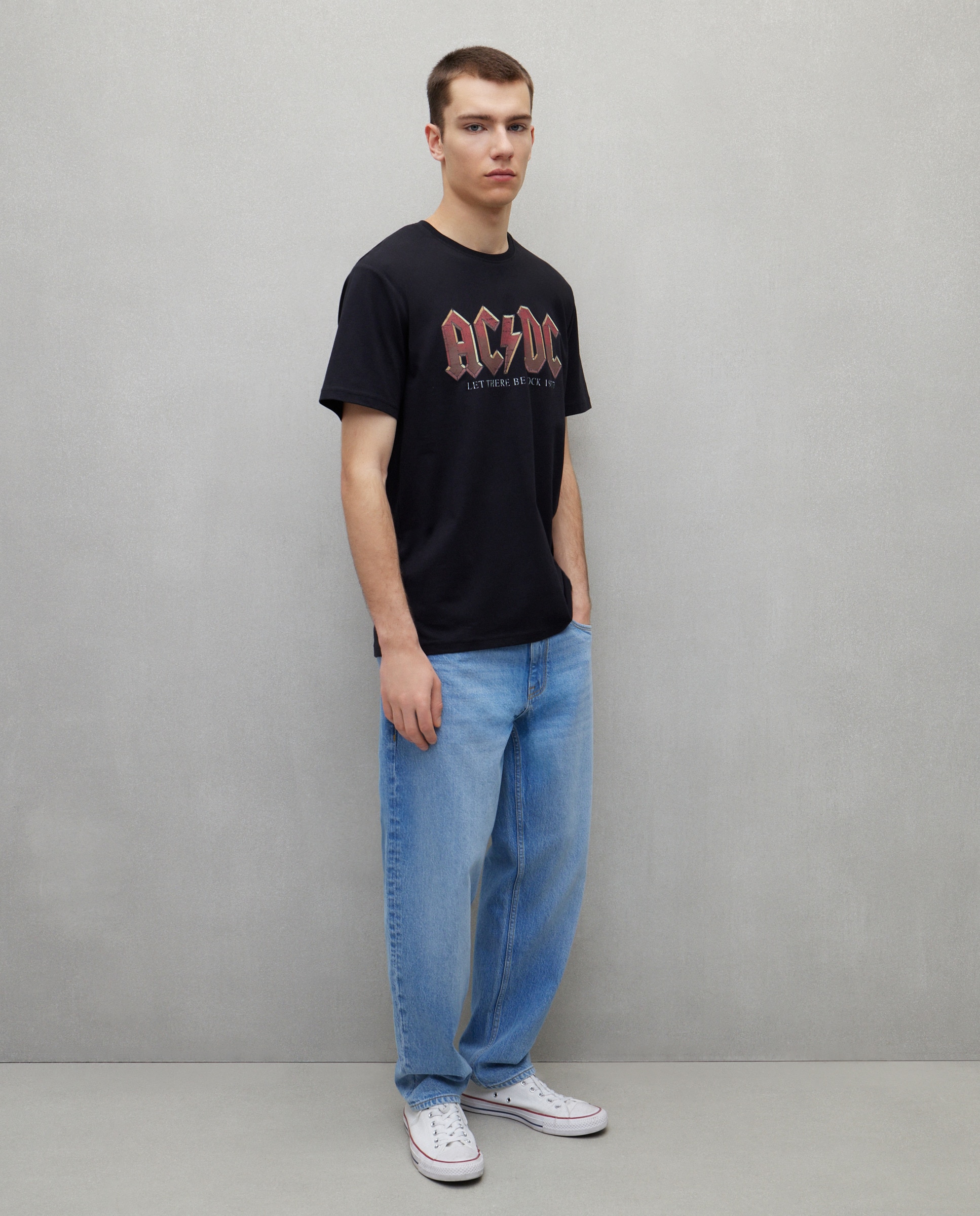 T-shirt ACDC 830 Antracite-2