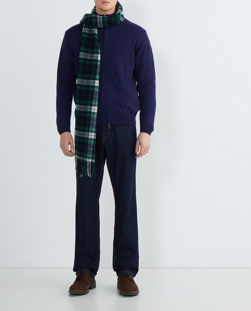 Imagen 0 de Chaqueta cremallera de hombre lana melange