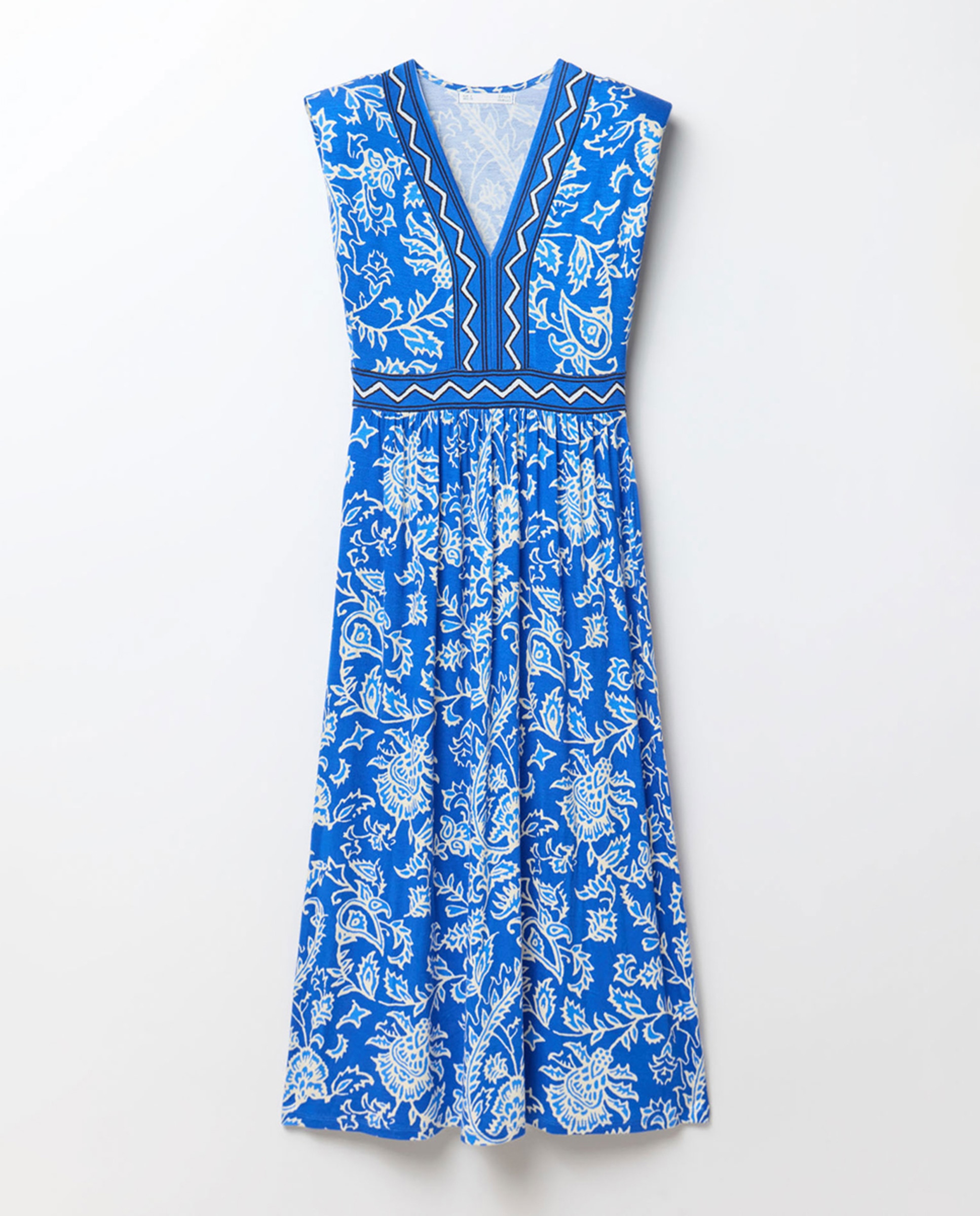 Vestido com Ombreira Multicolor-6