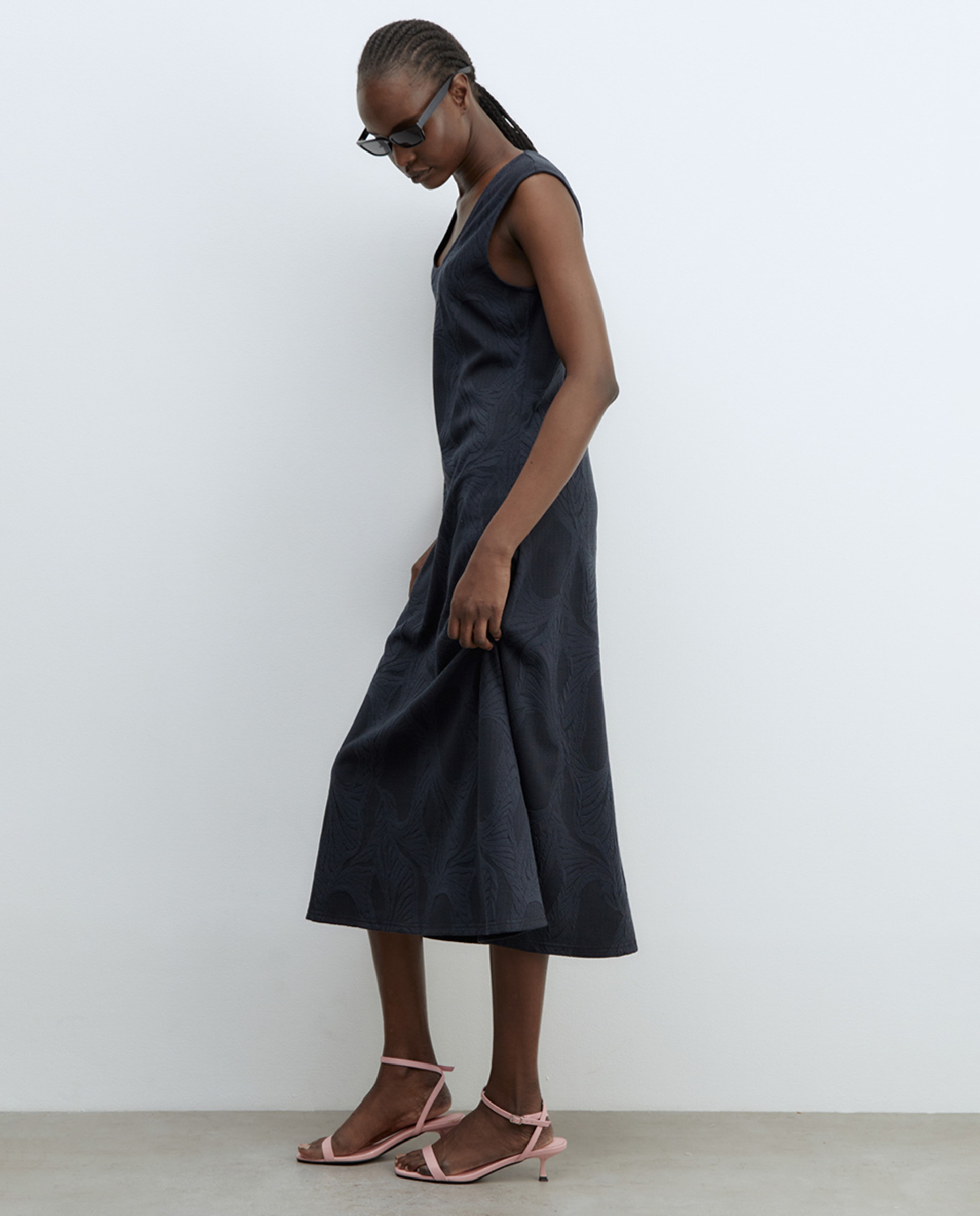 Vestido Reversible Fonso Punto Jaquard
