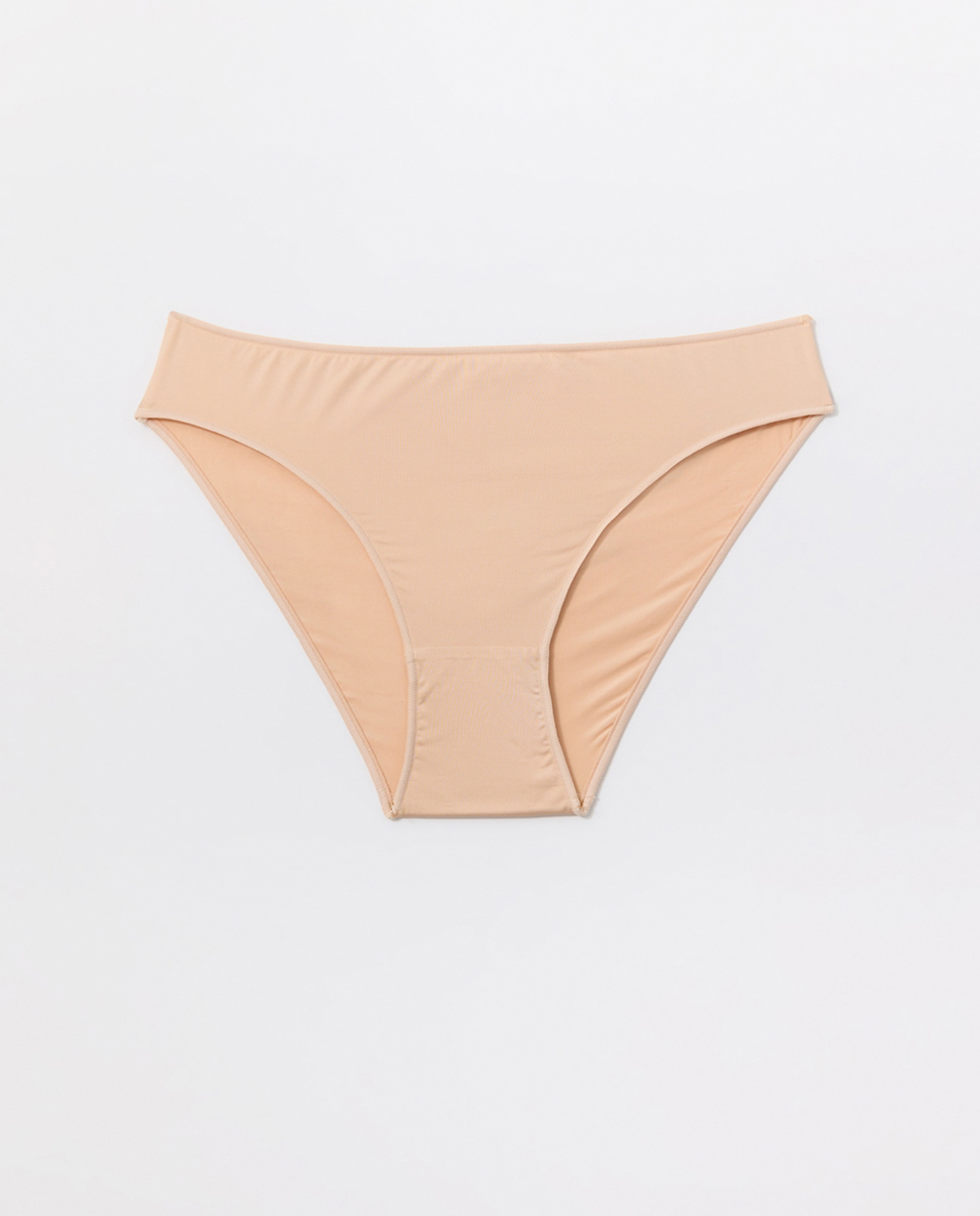 Pack de cuecas lisas Bege-2