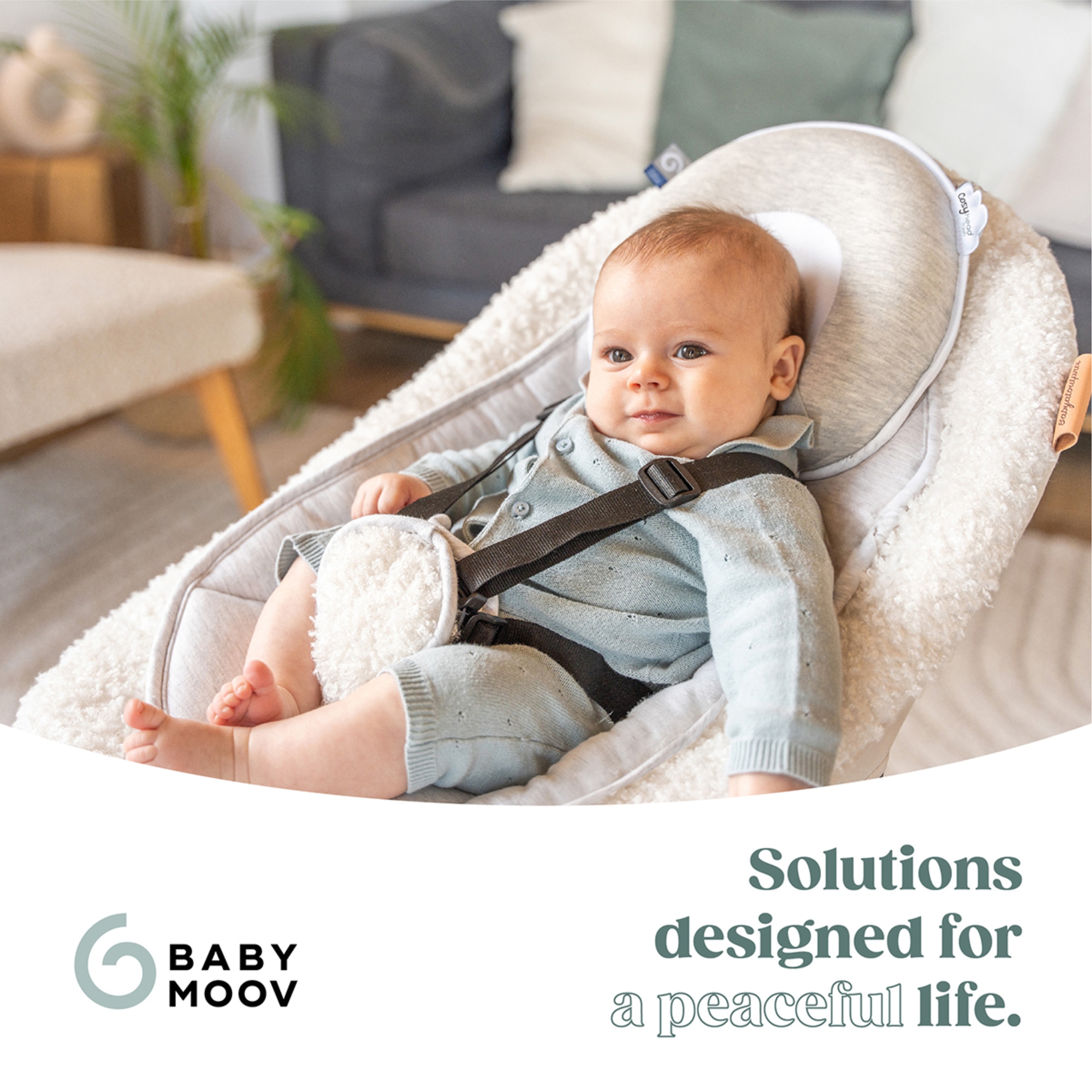 Almofada Cosyhead Fresh Cinzento-claro-7