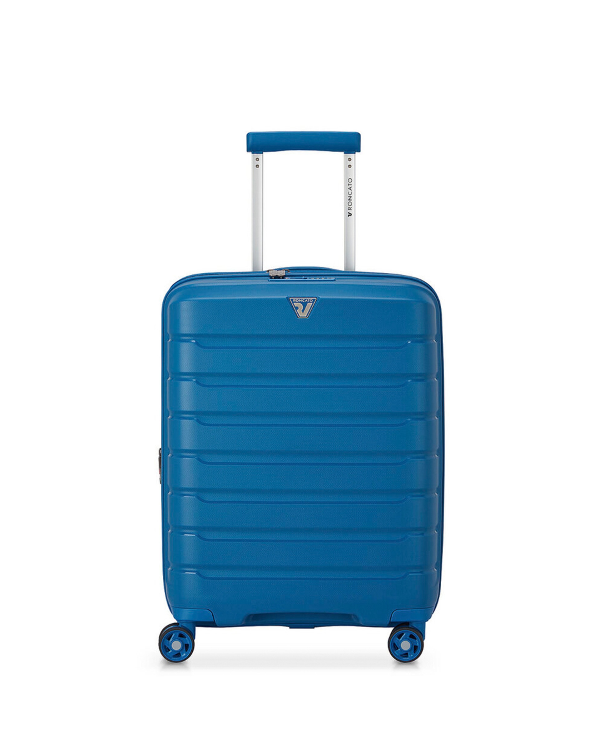 Trolley de Cabine B-Flying Rígido Expansível com Capacidade até 48 L - 55x40x20/25 cm Azul-índigo-1