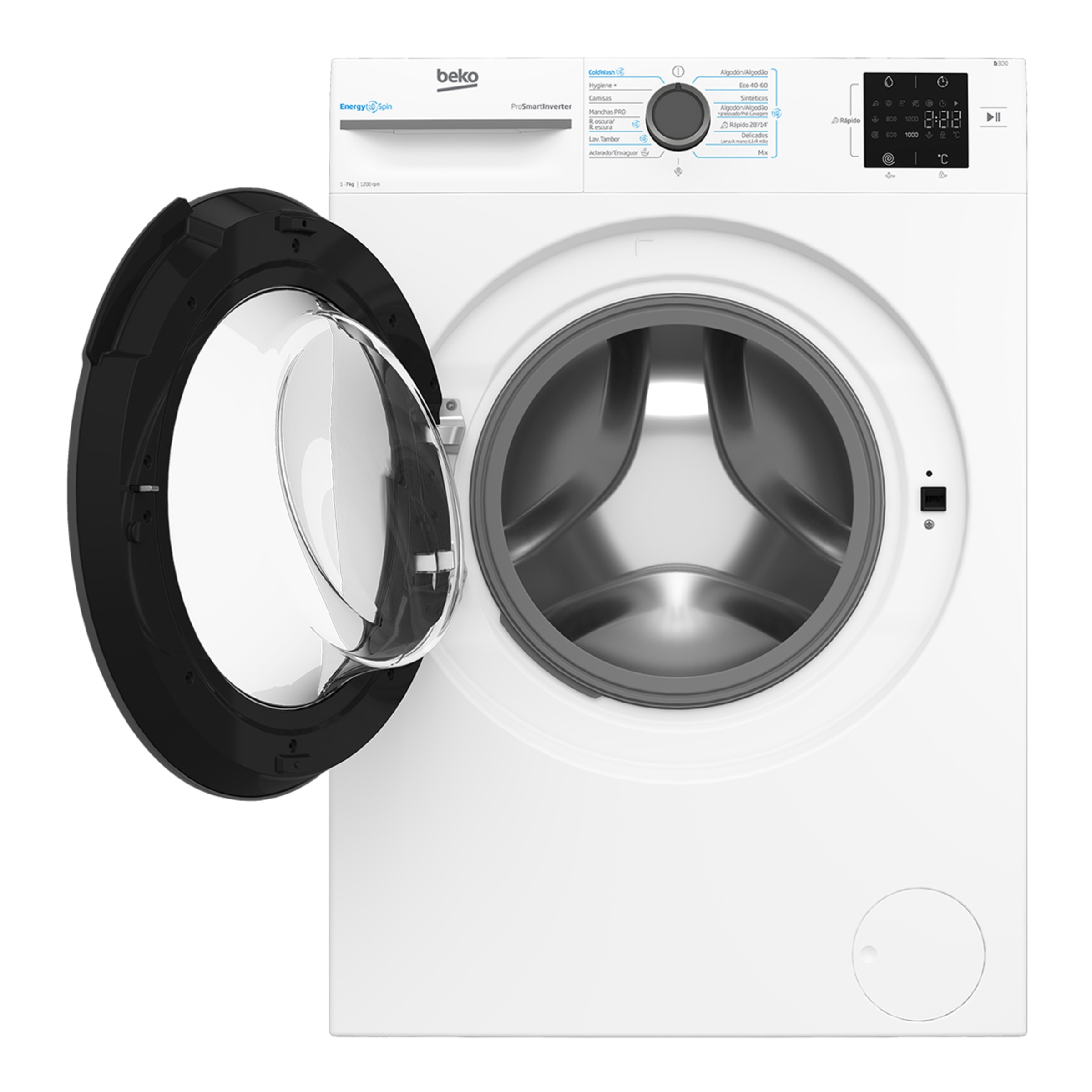 Lavadora Beko 7 Kg / 1.200 rmp - VBM3WFU37213WA Blanco-5