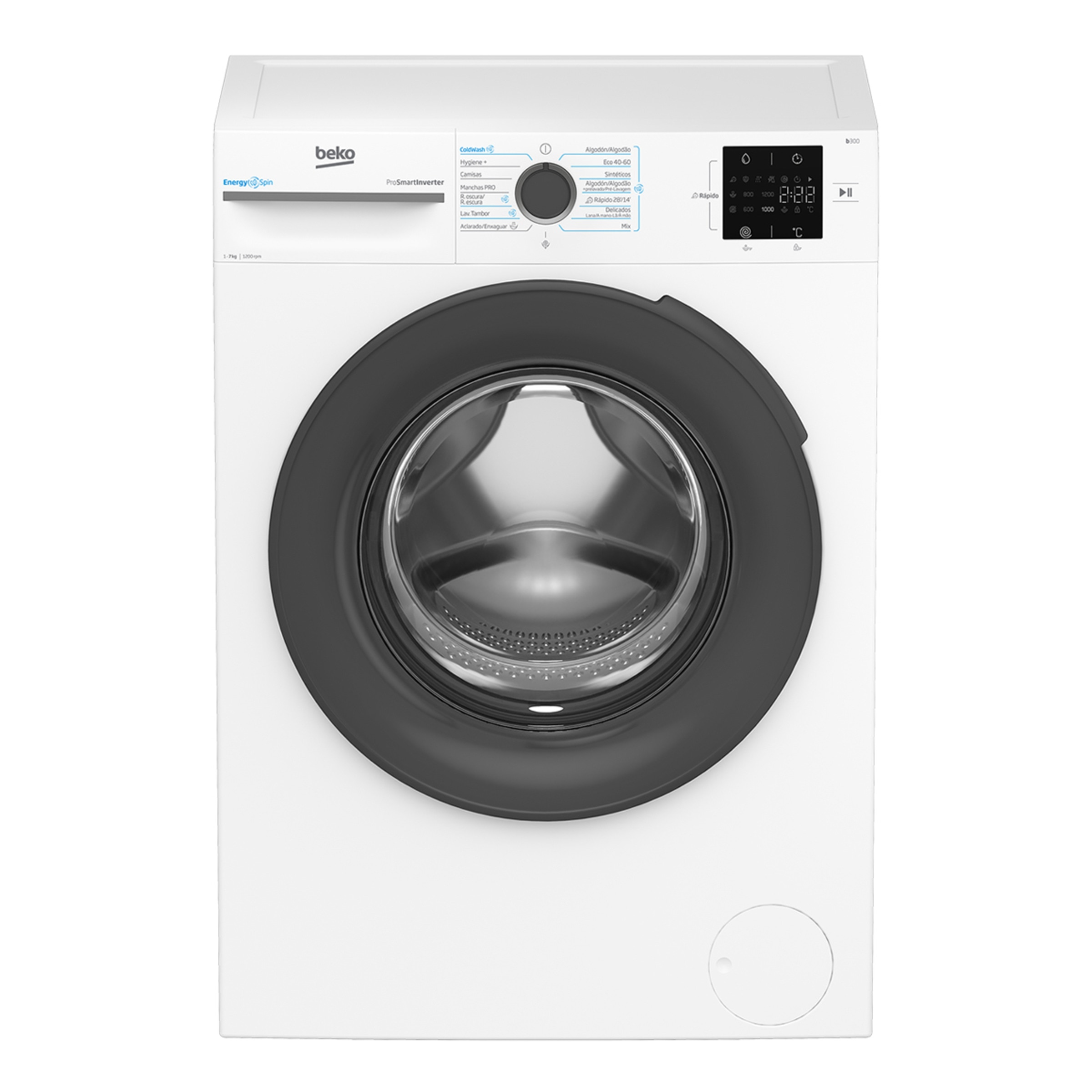 Lavadora Beko 7 Kg / 1.200 rmp - VBM3WFU37213WA Blanco-1