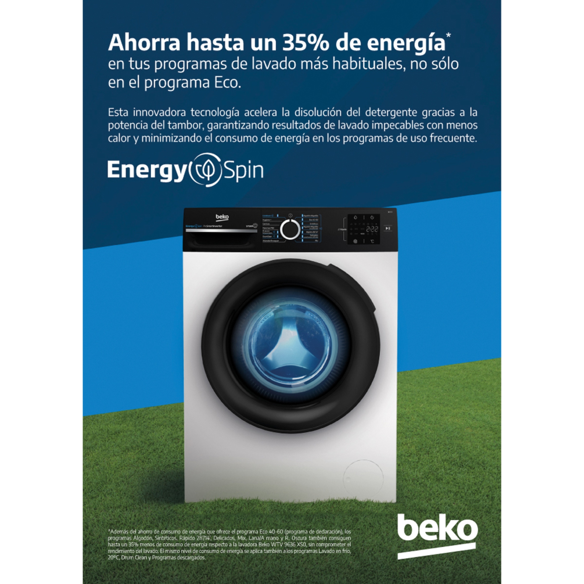 Lavadora Beko 7 Kg / 1.200 rmp - VBM3WFU37213WA Blanco-11