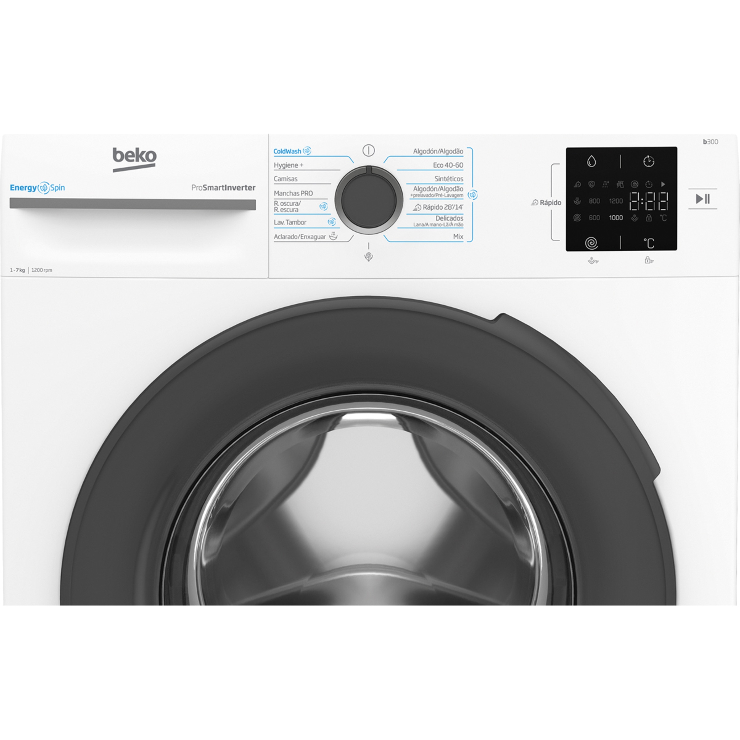 Lavadora Beko 7 Kg / 1.200 rmp - VBM3WFU37213WA Blanco-7