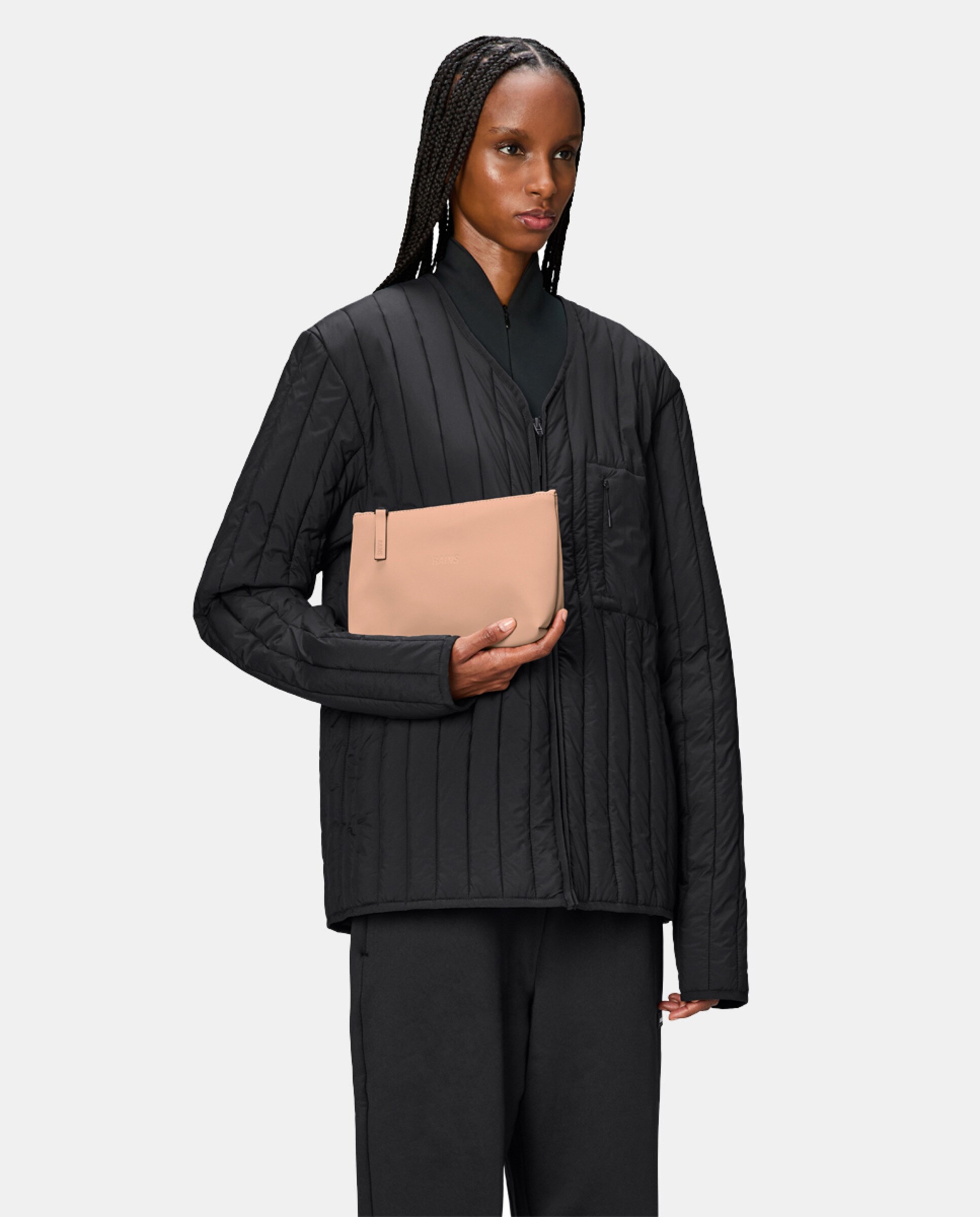 Nécessaire Resistente à Água - Preto Coral-3