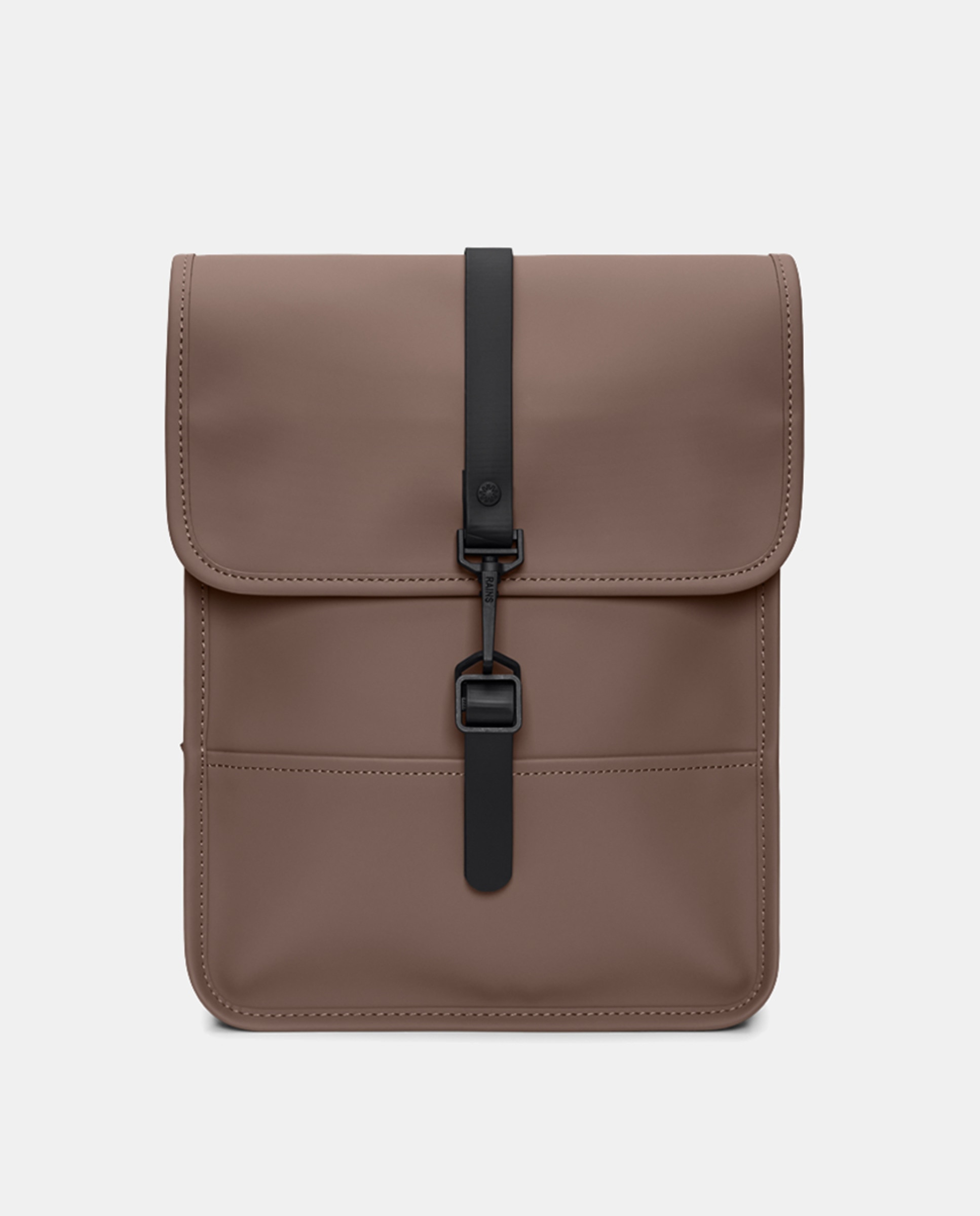 Mochila Pequena Micro Resistente à Água - Preto Castanho-1