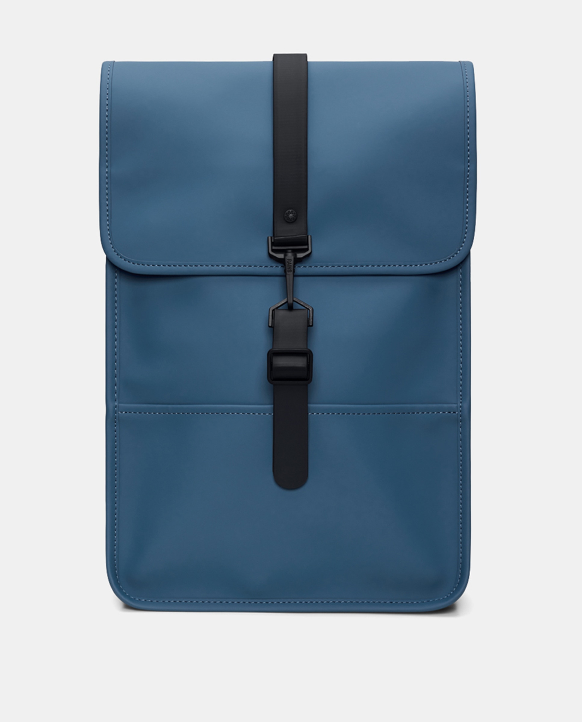 Mochila Média Mini Resistente à Água - Cinzento-Claro Mate Azul-1