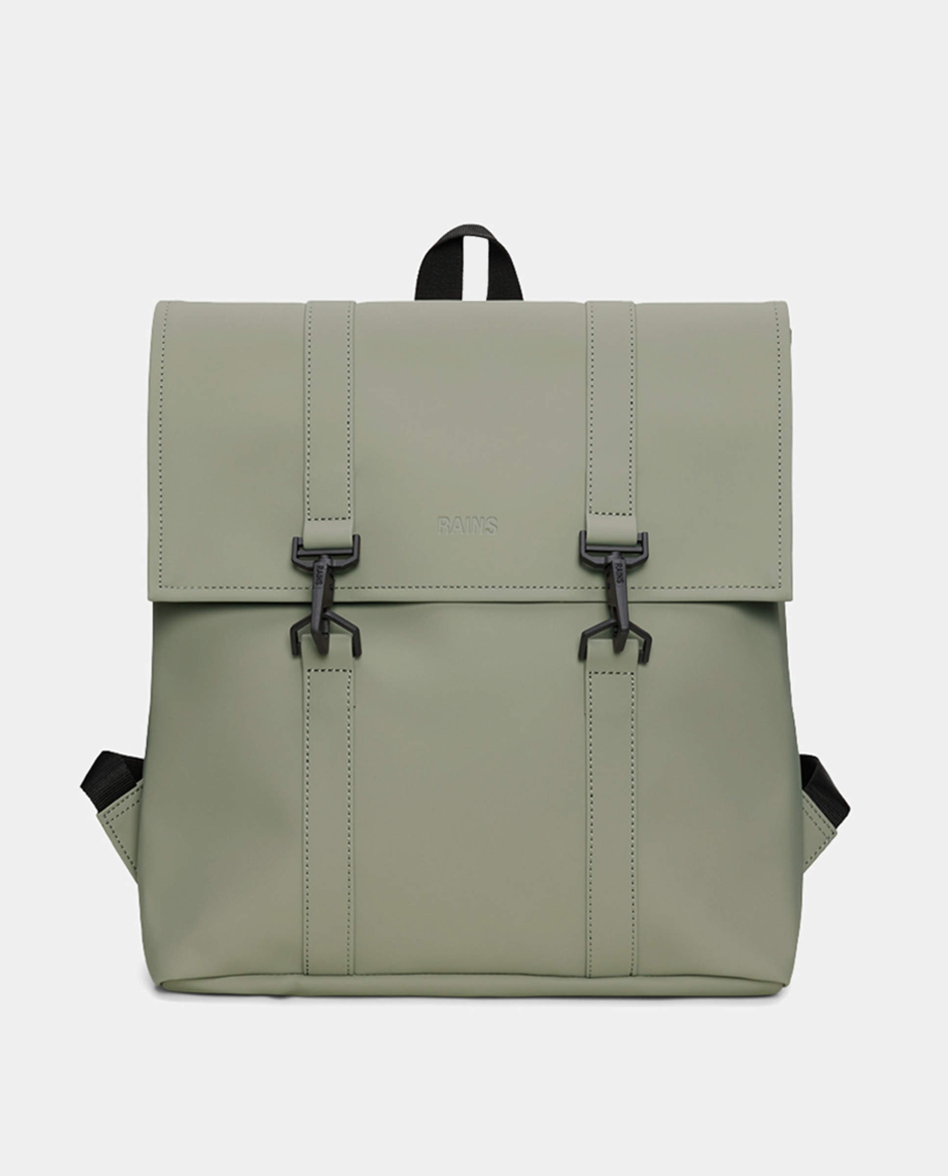 Mochila Média MSN com Compartimento para Portátil Verde-claro-1