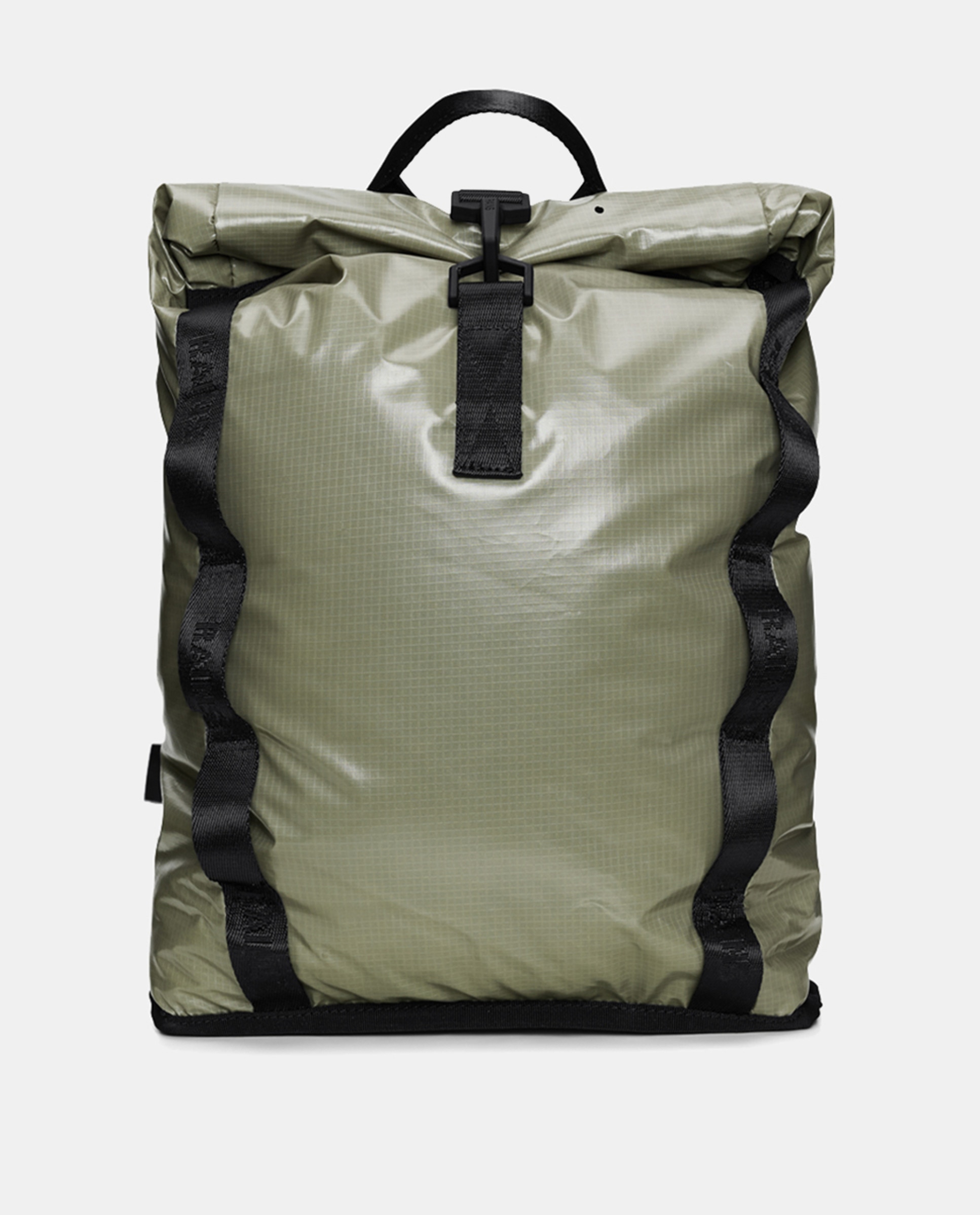 Mochila Sibu Rolltiop Rucksack Mini - Preto Verde-claro-1