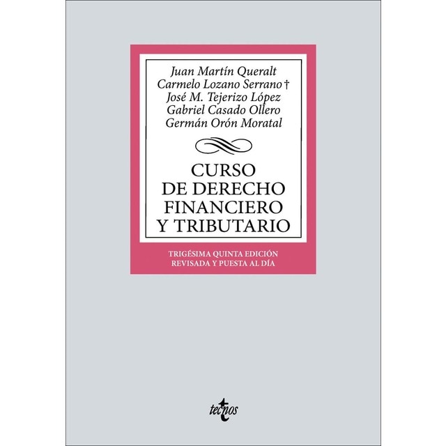 Imagen 0 de Curso de Derecho Financiero y Tributario