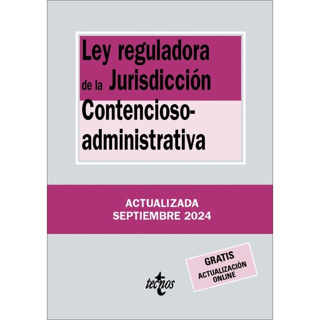 Imagen 0 de Ley reguladora de la Jurisdicción Contencioso-administrativa