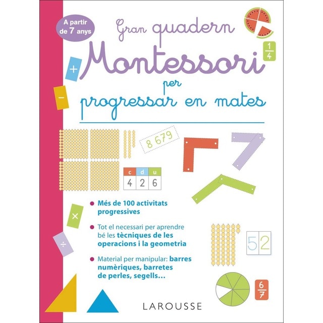 Imagem 0 de Gran quadern Montessori per progressar en mates. A partir de 7 anys