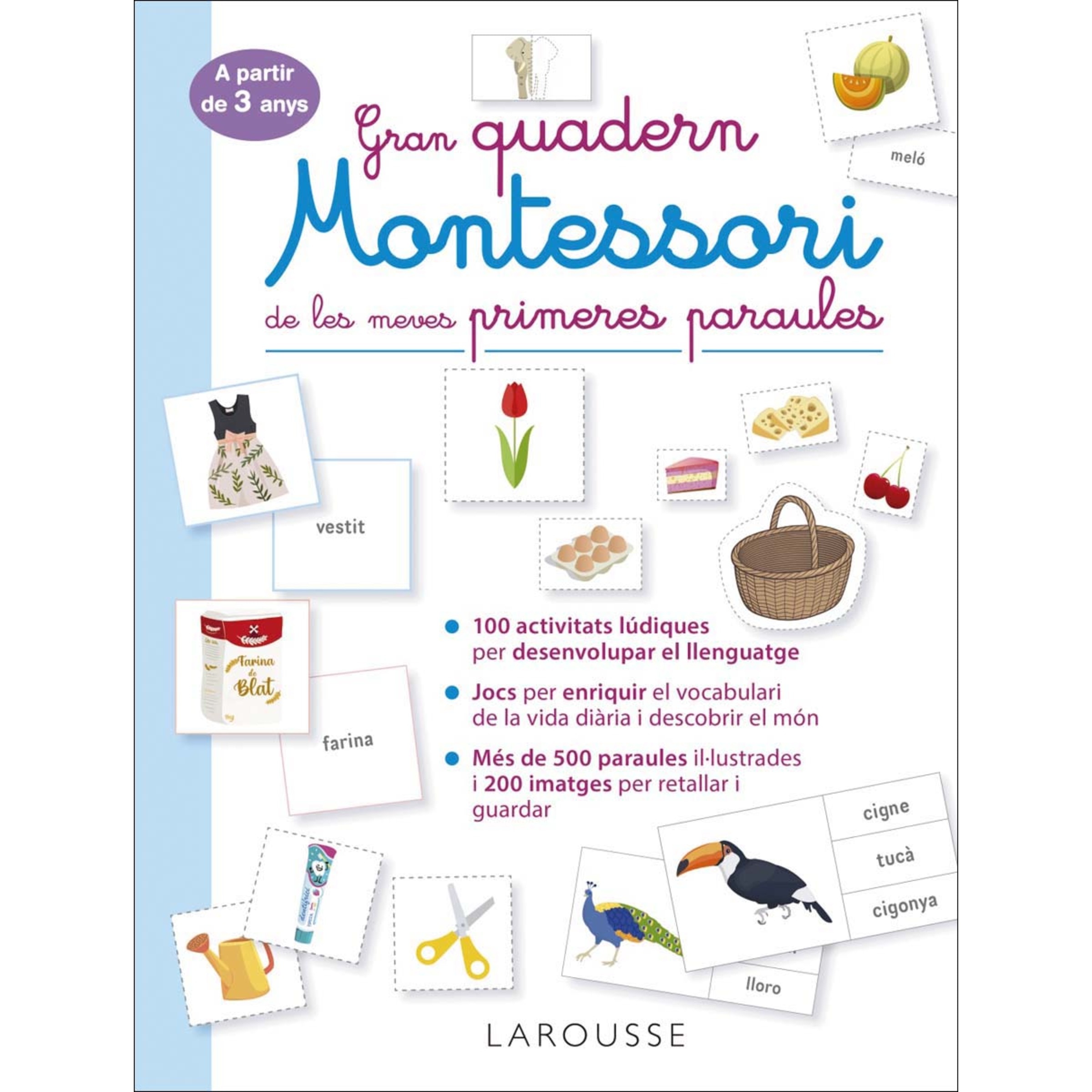 Imagen 0 de Gran quadern Montessori de les meves primeres paraules  (Tapa blanda)