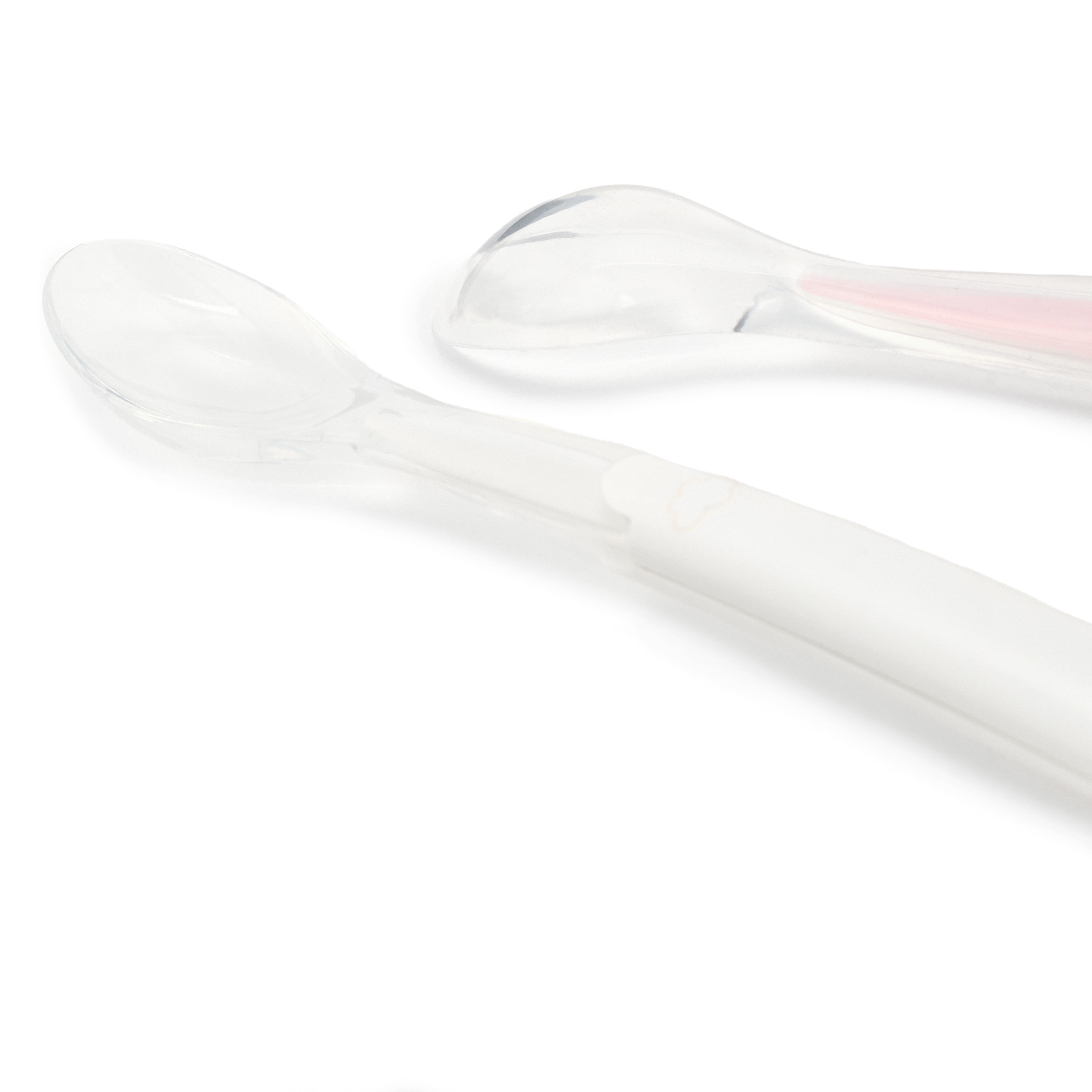 Colheres com Ponta de Silicone - 2 Unid. Rosa-claro-2