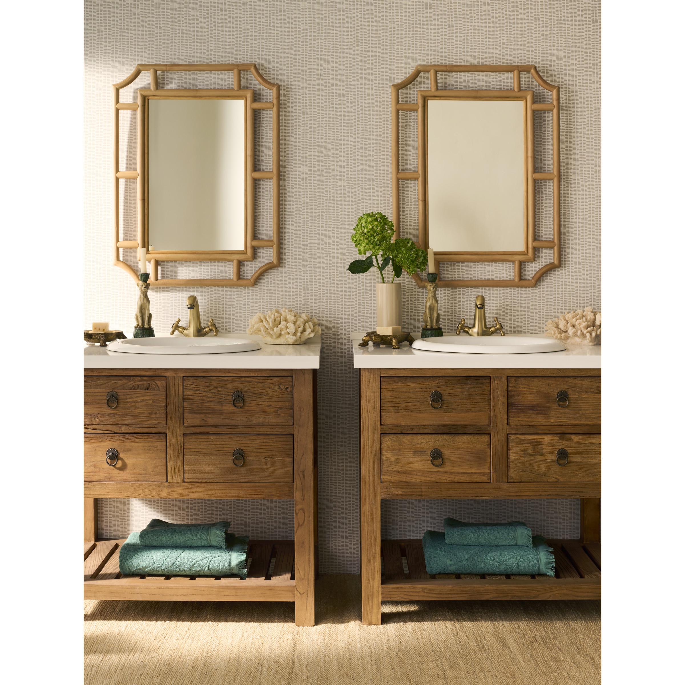 Bancada para móvel de casa de banho Opium Branco-10