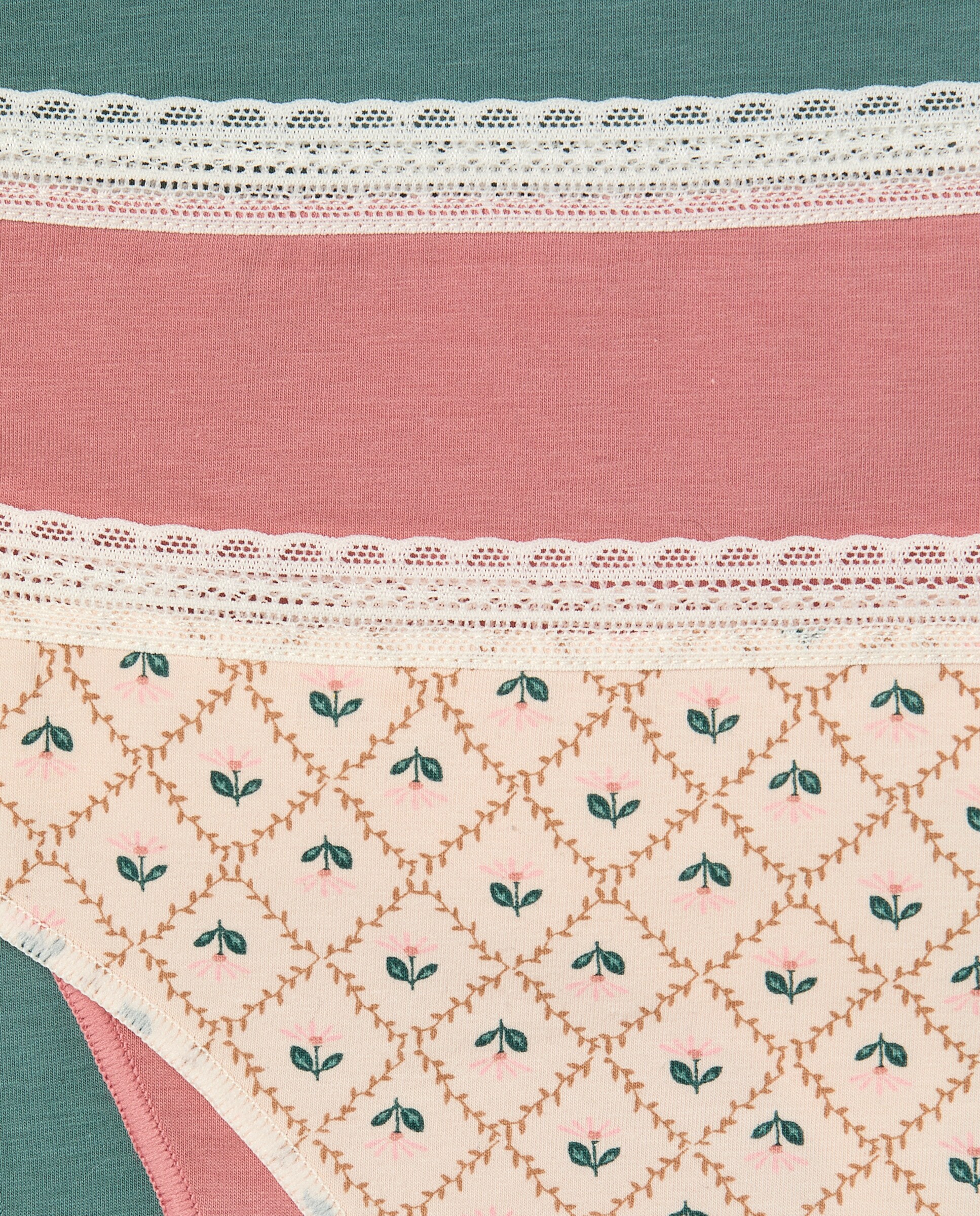 Pack de Três Cuecas de Algodão Multicolor-4