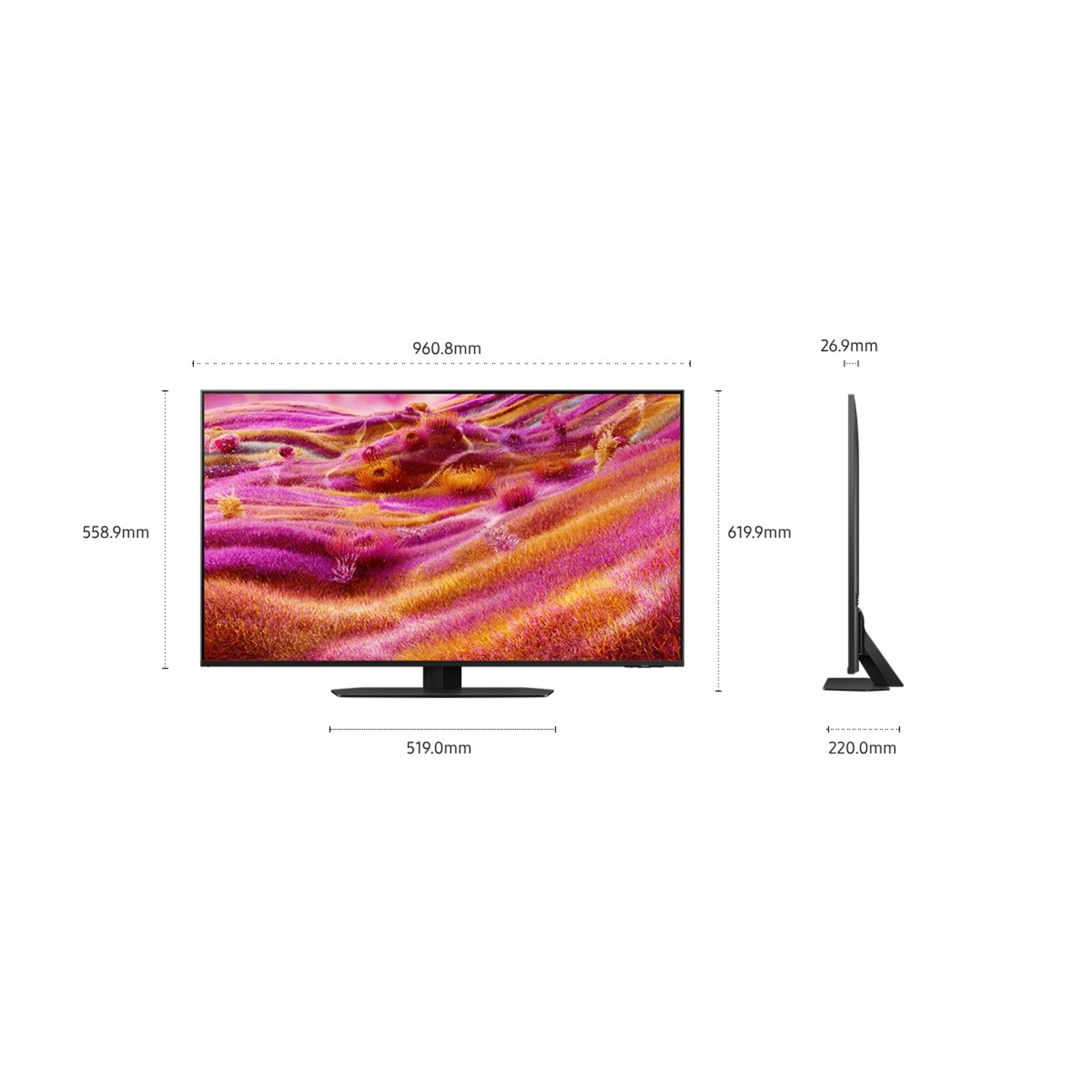 TV Samsung 43" Neo QLED 4K TQ43QN90FATXXC Preto-7